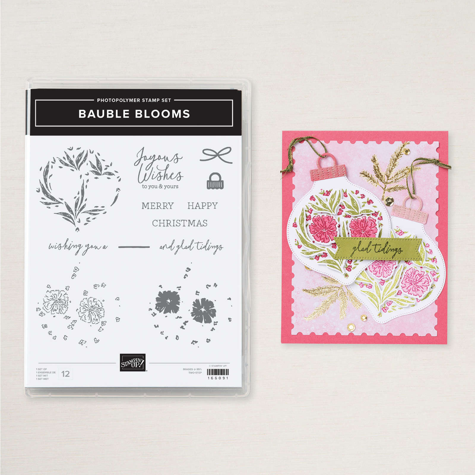 BAUBLE BLOOMS PHOTOPOLYMER STAMP SET (ENGLISH)