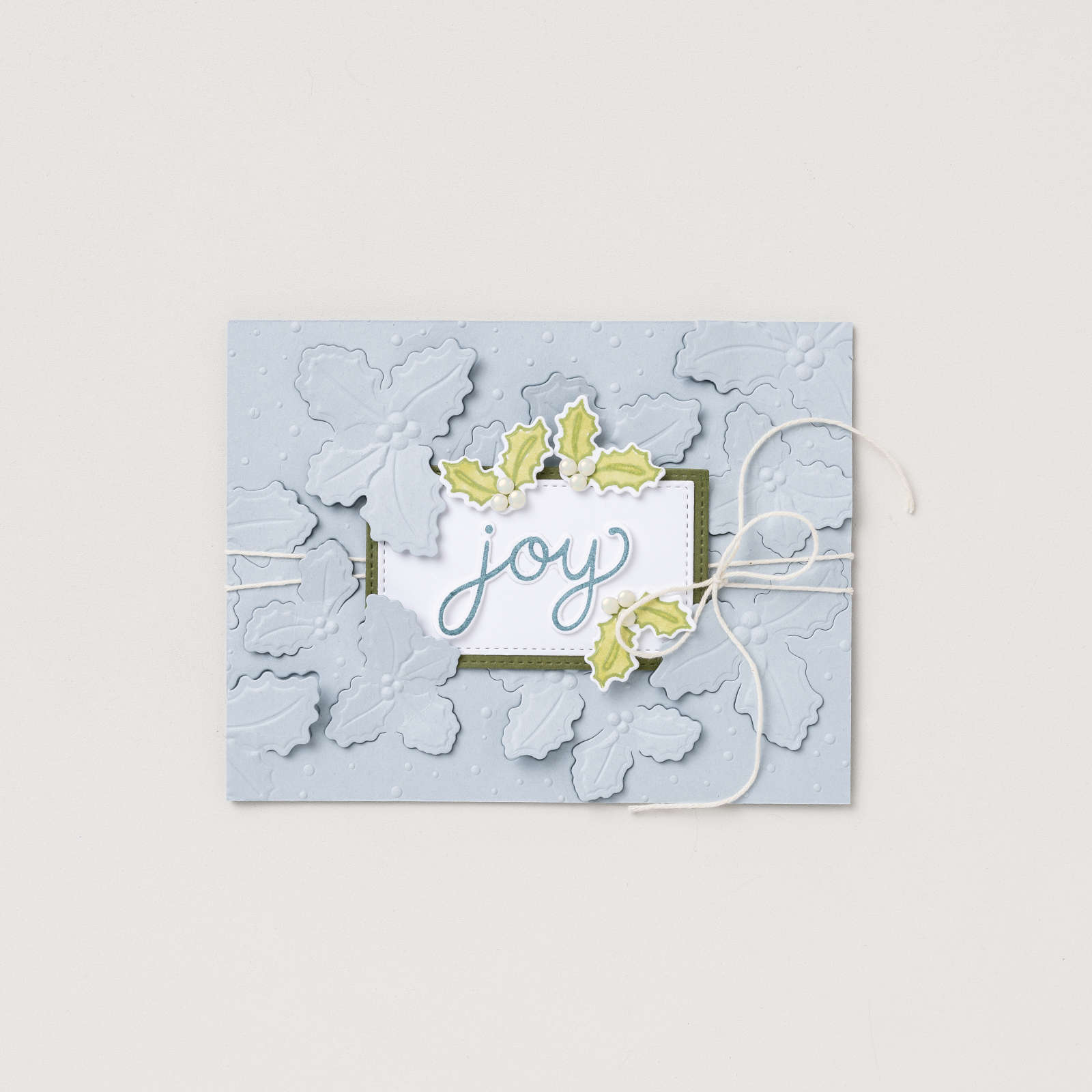 JOLLY HOLLY PHOTOPOLYMER STAMP SET (ENGLISH)