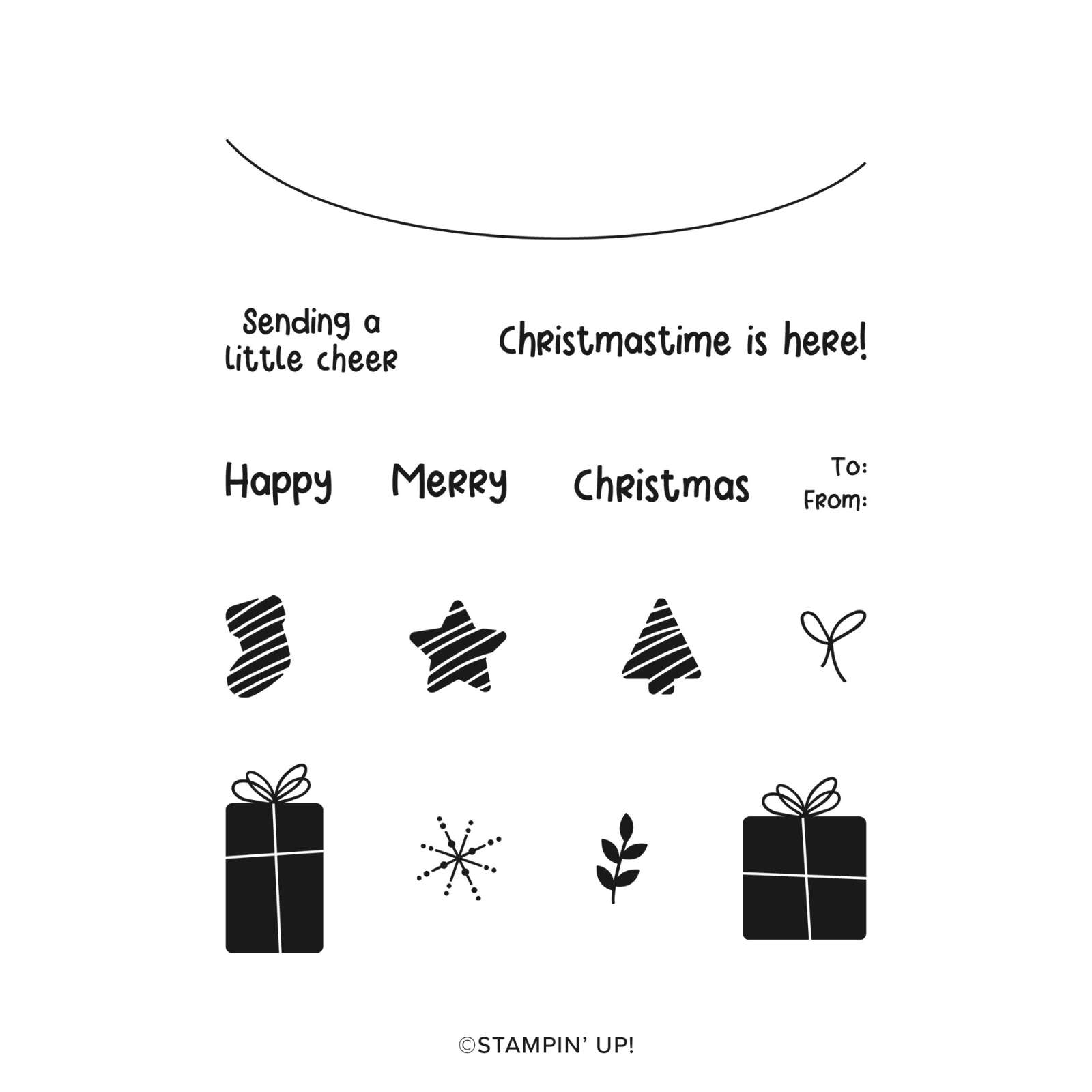 A LITTLE CHEER PHOTOPOLYMER STAMP SET (ENGLISH)