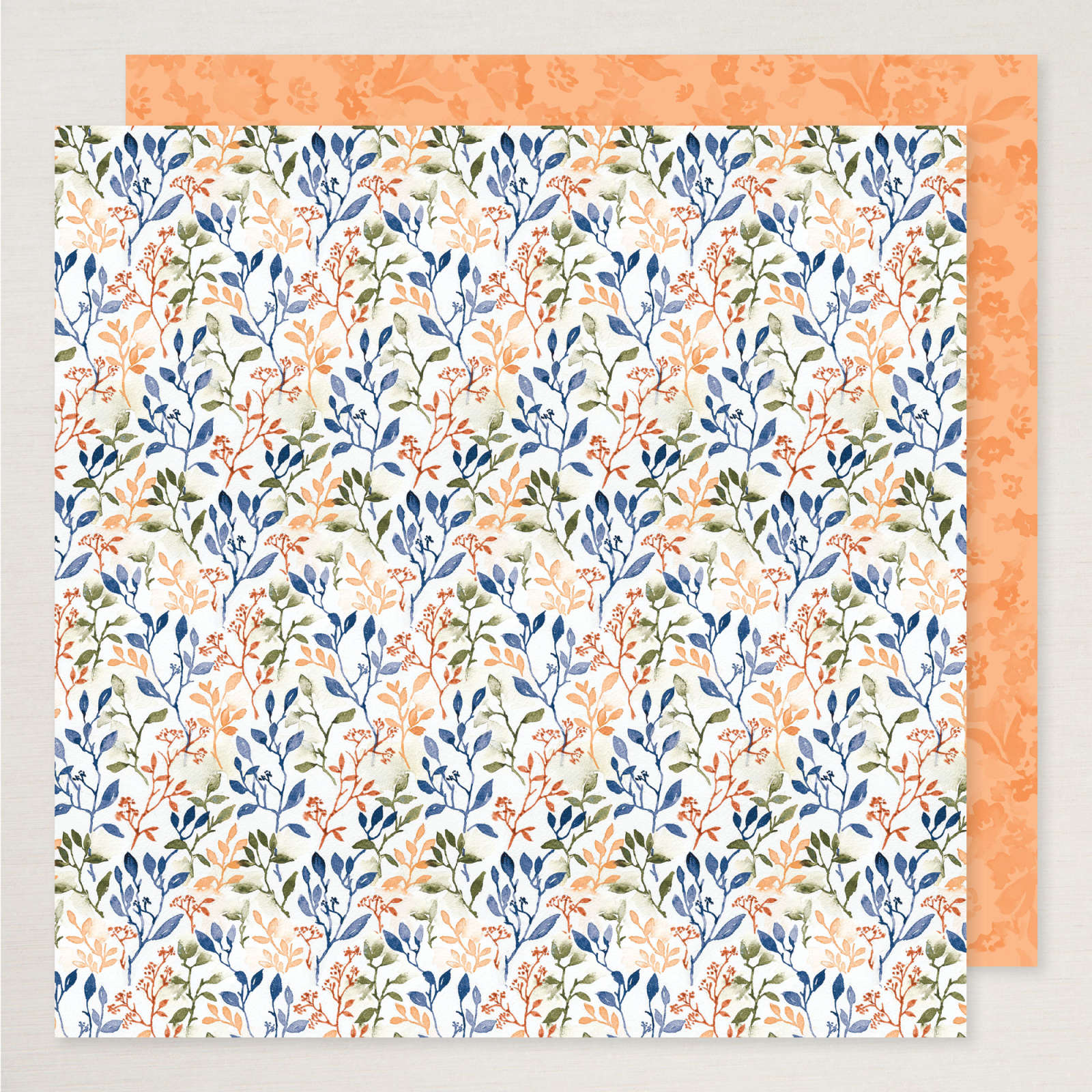 FLORAL CHARM-DESIGNPAPIER 12" X 12" (30,5 X 30,5 CM)