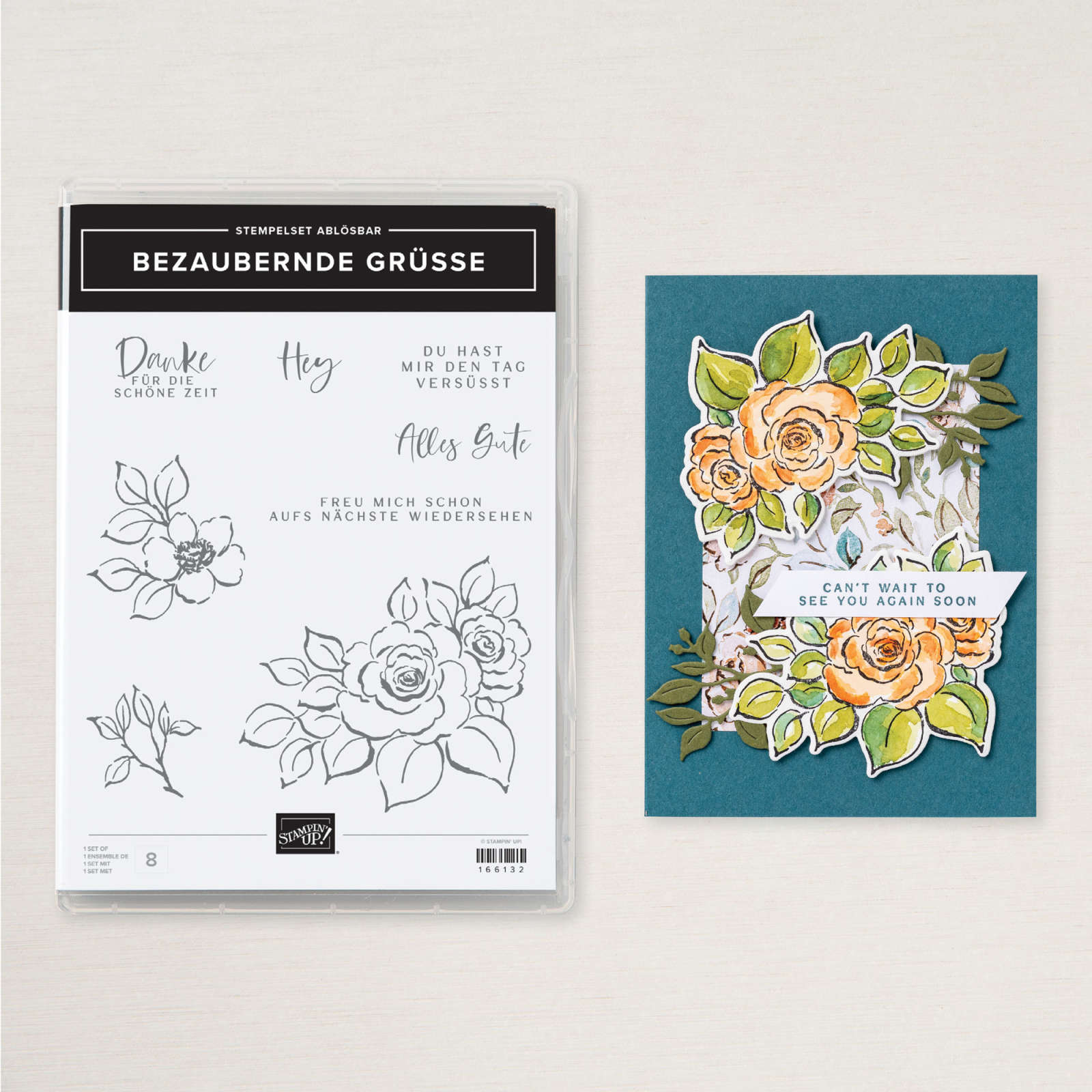 BEZAUBERNDE GRÜSSE CLING STAMP SET (GERMAN)
