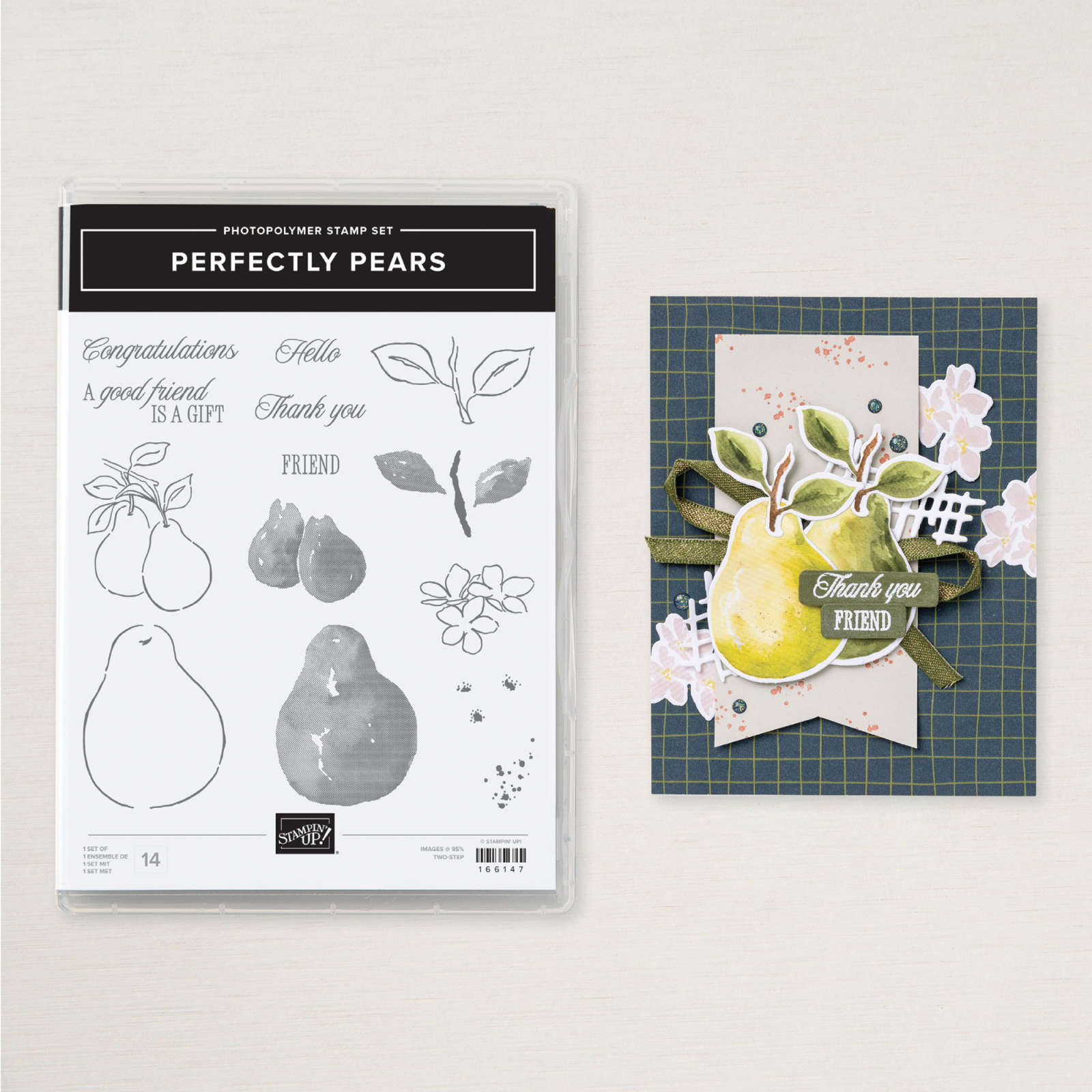 PERFECTLY PEARS PHOTOPOLYMER STAMP SET (ENGLISH)