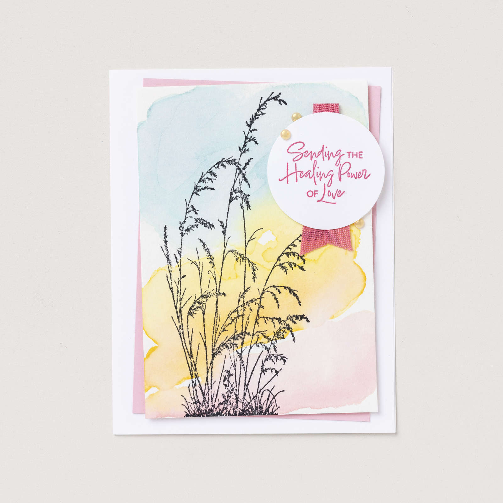 PRAIRIE GRASS CLING STAMP SET (ENGLISH)