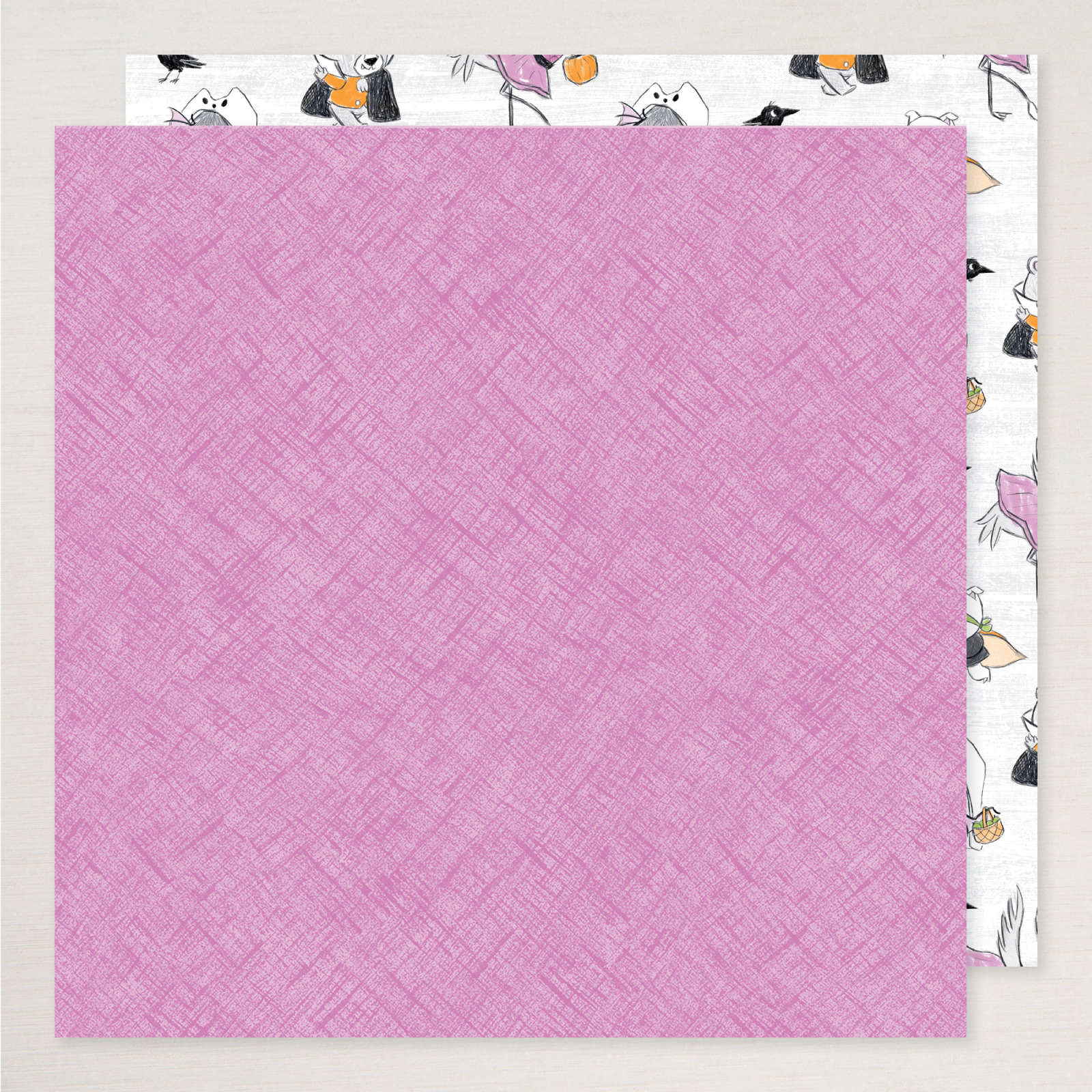 SPECIAAL DESIGNPAPIER SPOOKY SWEET 12" X 12" (30,5 X 30,5 CM)