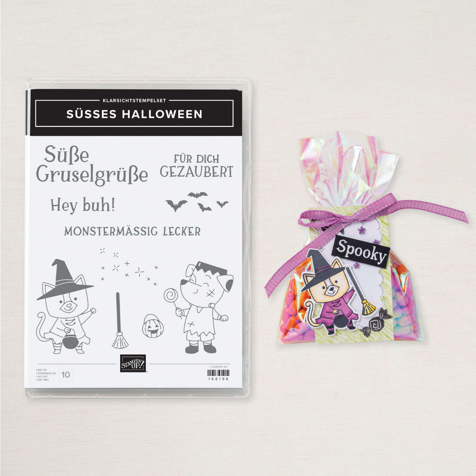 STEMPELSET KLARSICHT SÜSSES HALLOWEEN (DEUTSCH)