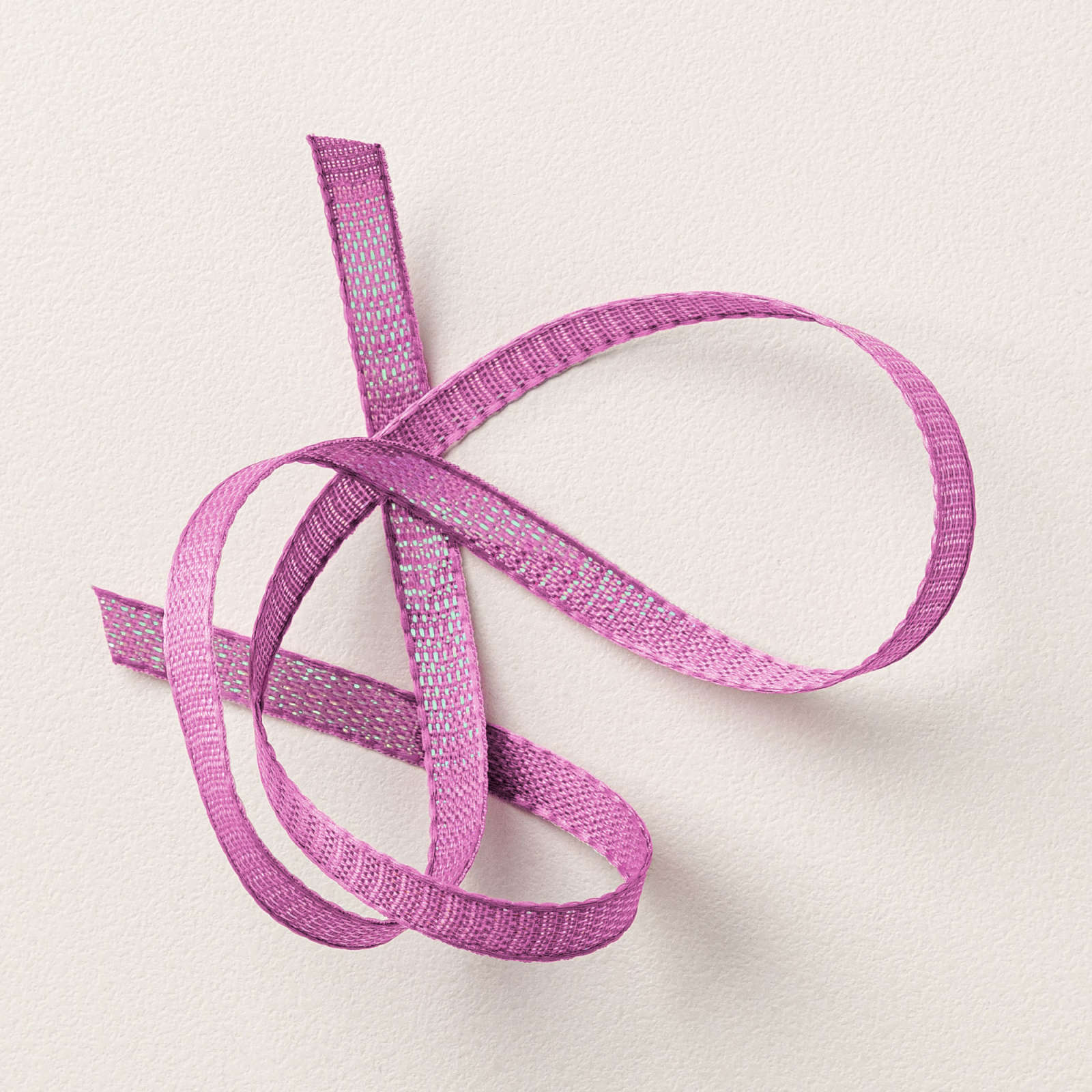 1/4" (6,4 MM) IRISIERENDES GESCHENKBAND IN PETUNIENPINK