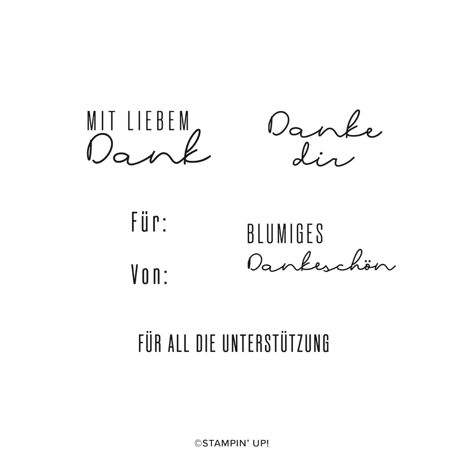 KREATIVSET DANKESSTRAUSS (DEUTSCH)