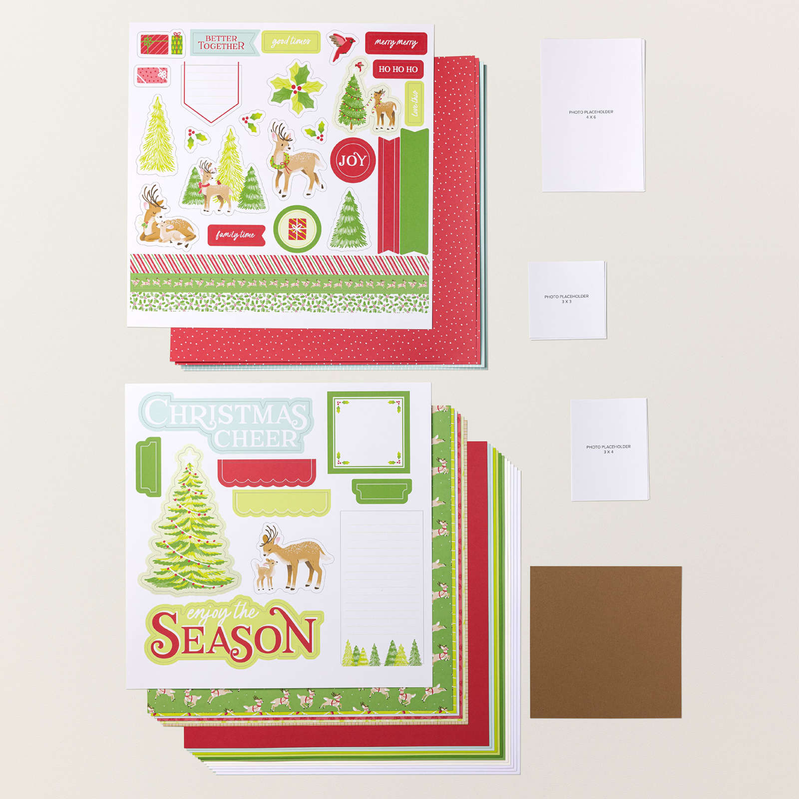 REINDEER MEMORIES SCRAPBOOKING WORKSHOP KIT (ENGLISH)
