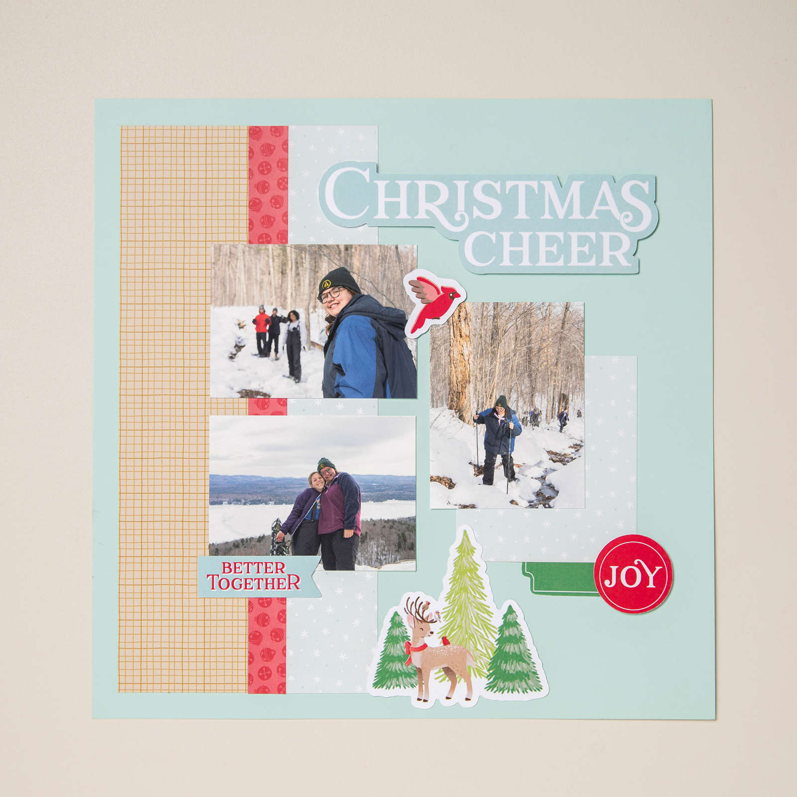 REINDEER MEMORIES SCRAPBOOKING WORKSHOP KIT (ENGLISH)