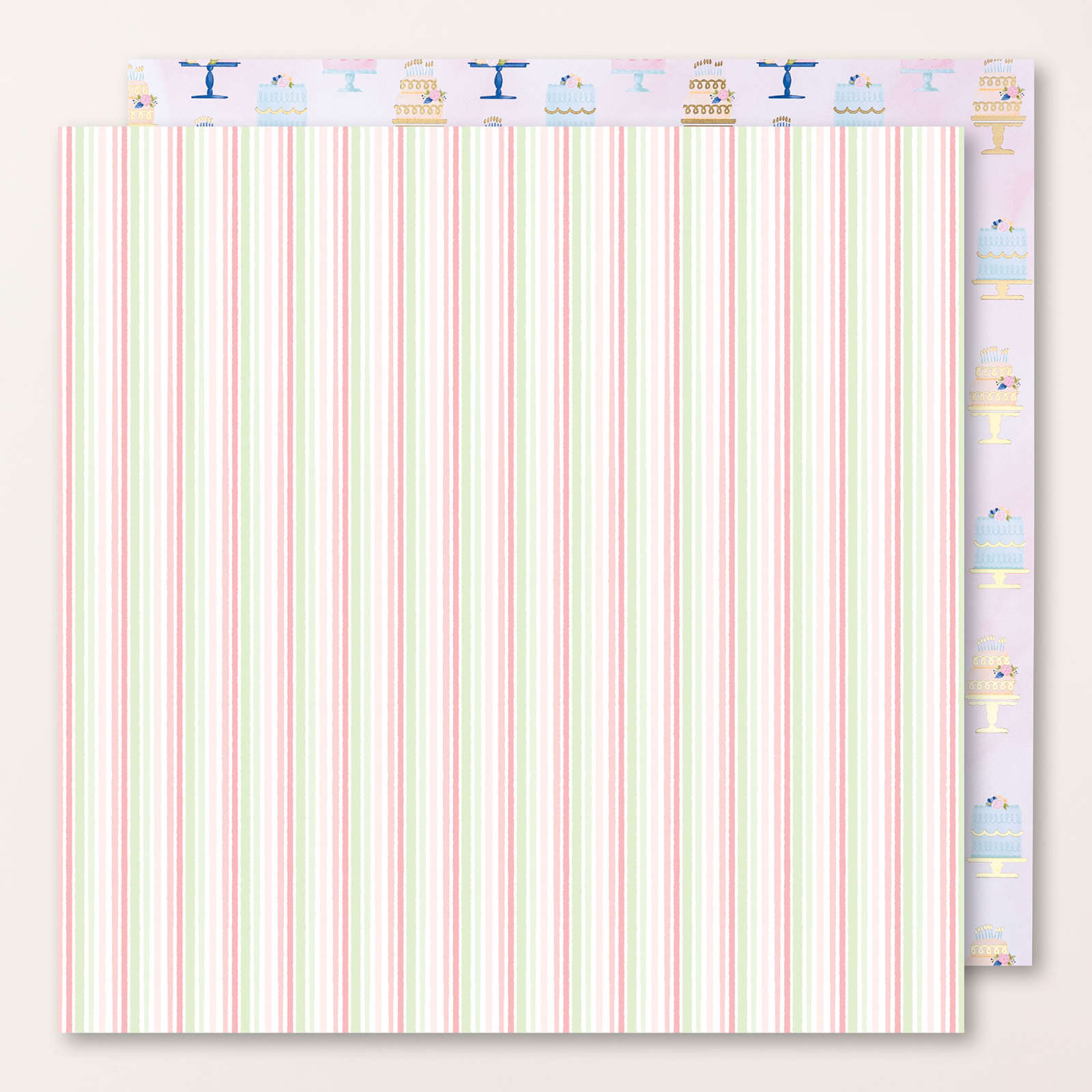 SPECIAAL DESIGNPAPIER WILDFLOWER BIRTHDAY MET STICKERVEL (ENGELS)