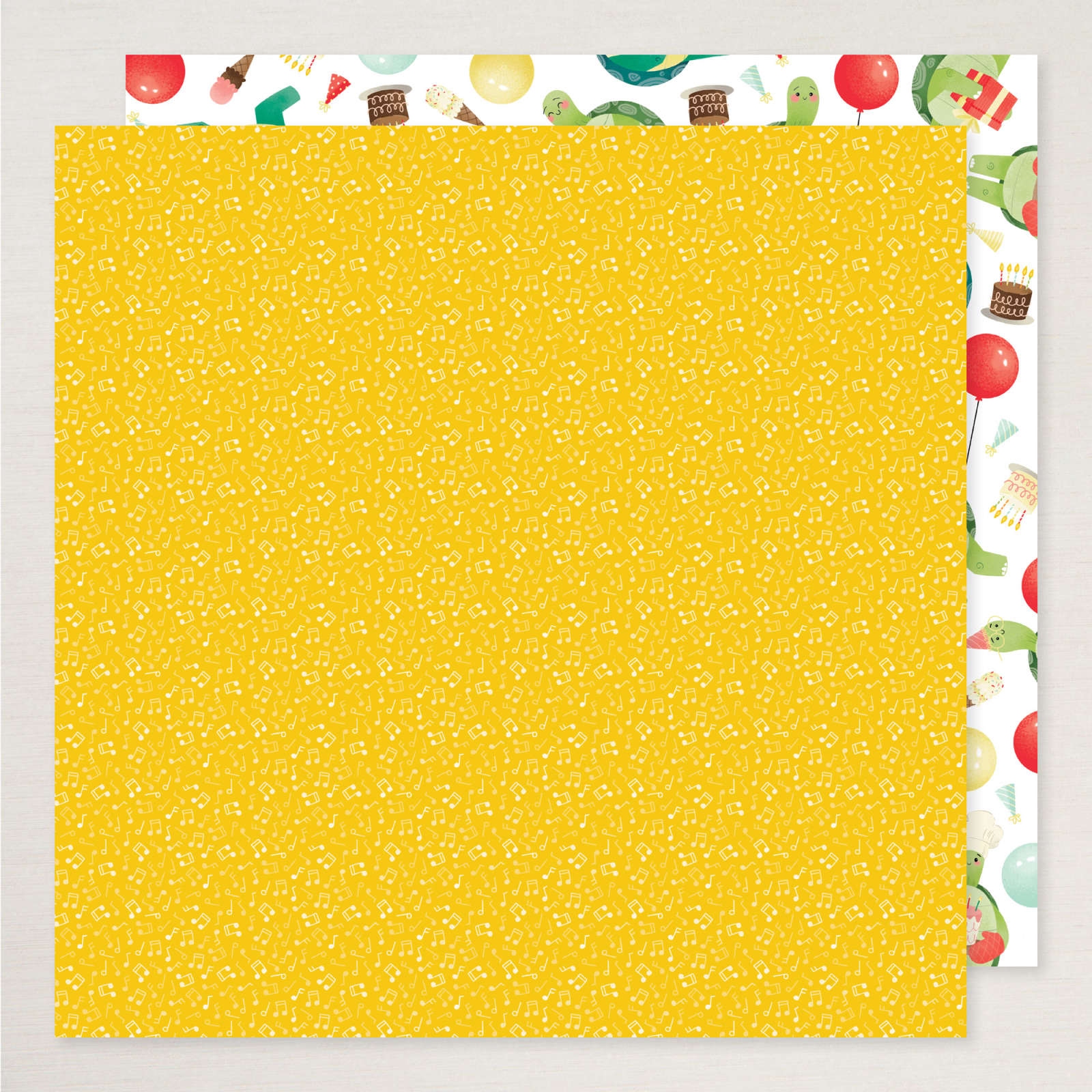 TURTLE-Y CUTE DESIGNER SERIES PAPER & STICKER SHEET (ENGLISH)