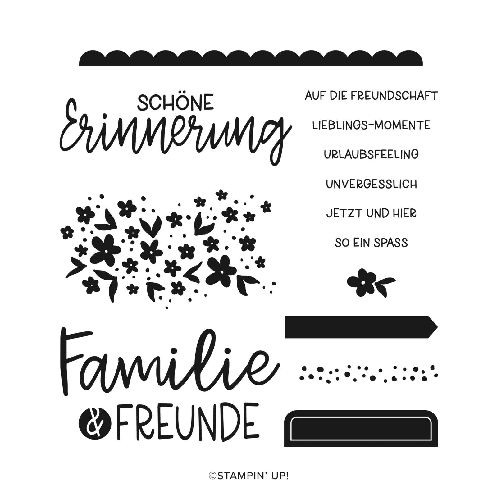 STEMPELSET KLARSICHT DAS LEBEN FEIERN (DEUTSCH)