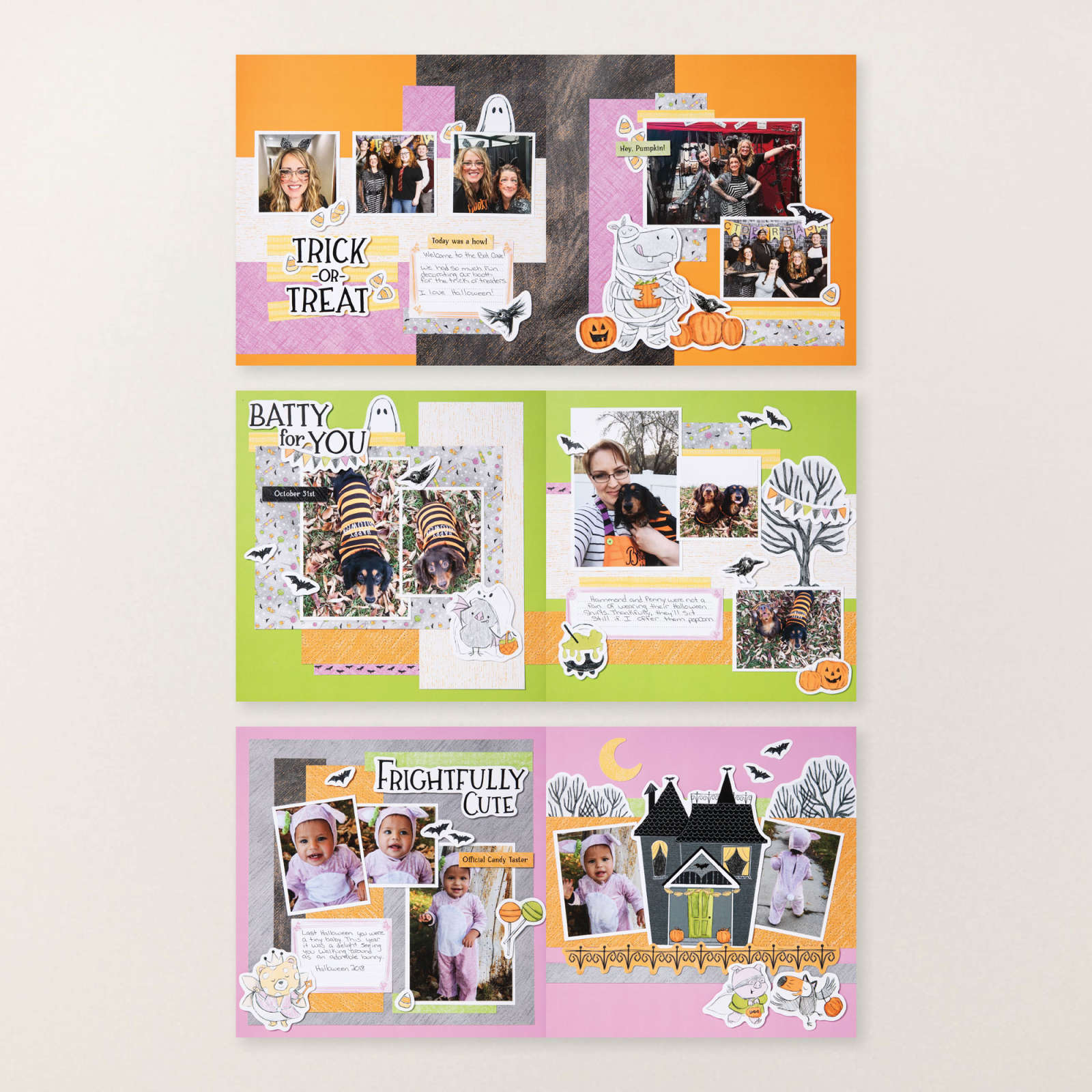 SWEET HALLOWEEN SCRAPBOOKING WORKSHOP KIT (ENGLISH)