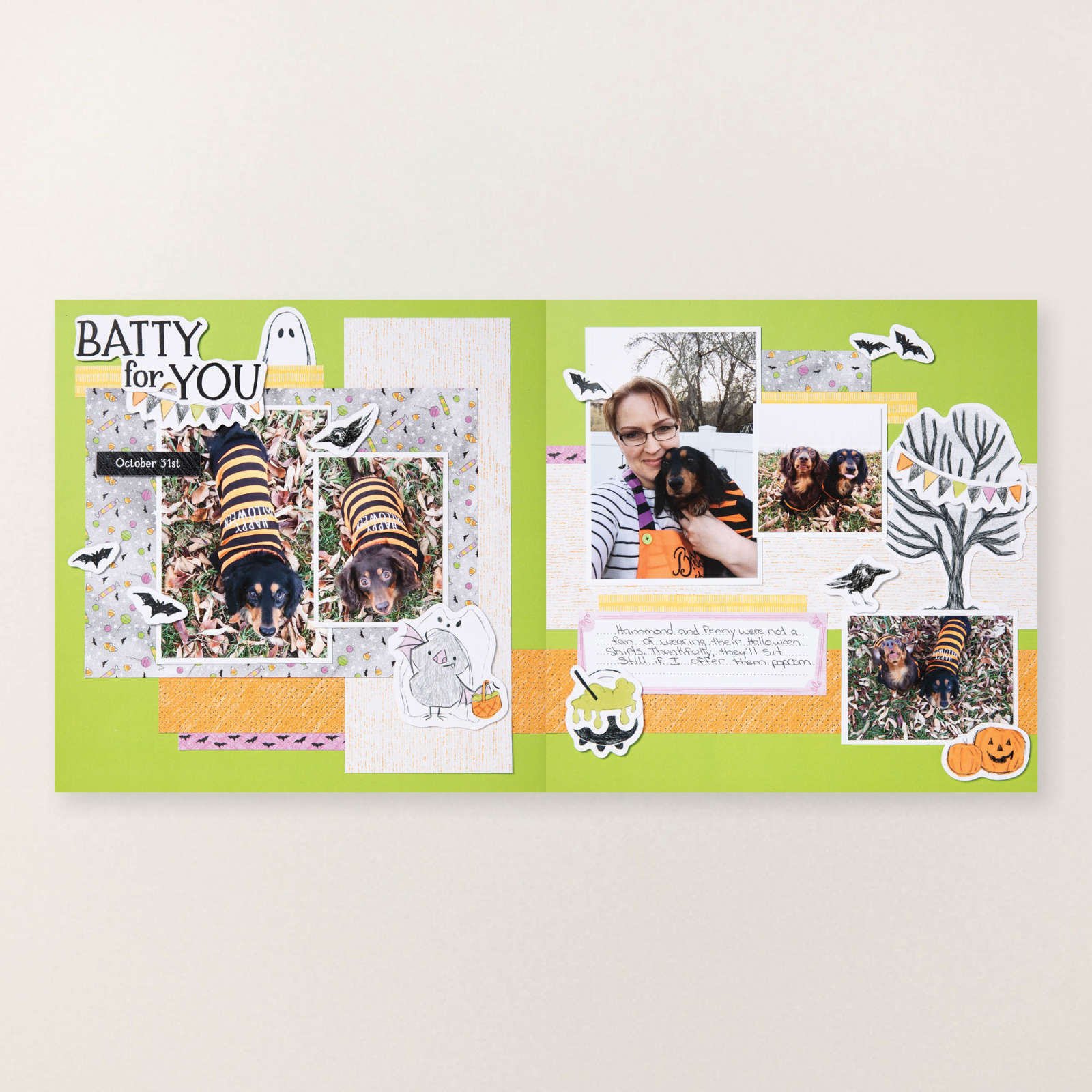SWEET HALLOWEEN SCRAPBOOKING WORKSHOP KIT (ENGLISH)