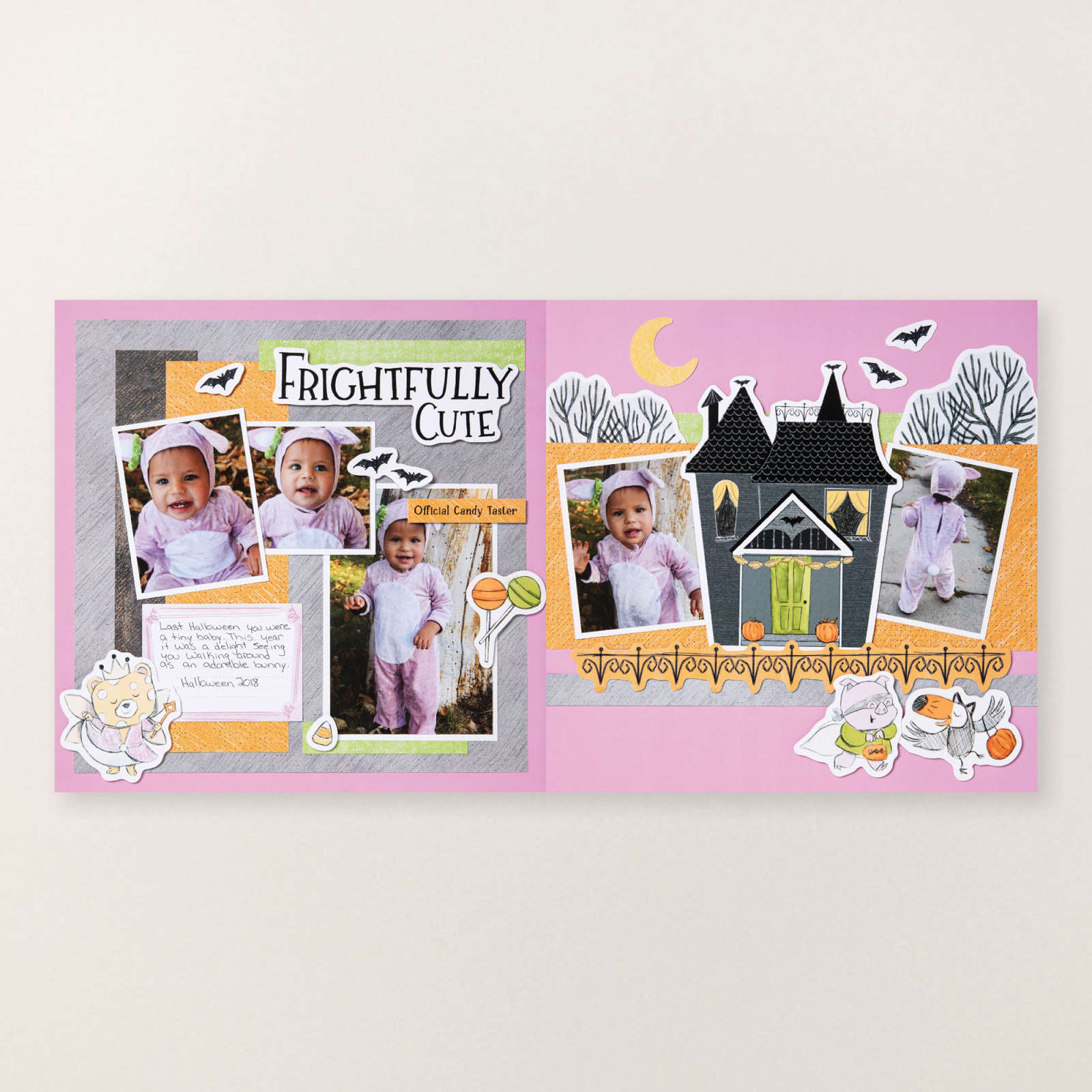 SWEET HALLOWEEN SCRAPBOOKING WORKSHOP KIT (ENGLISH)