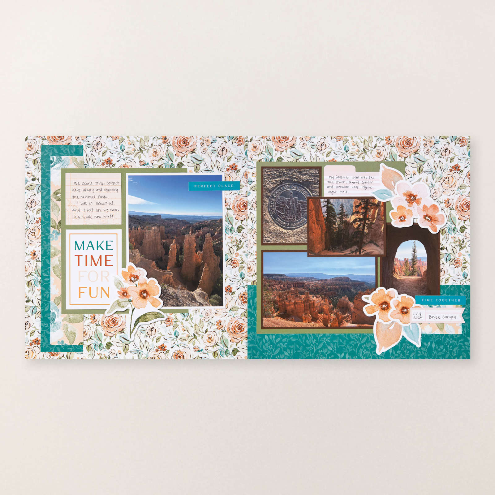 LOVELY FLORALS SCRAPBOOKING WORKSHOP KIT (ENGLISH)