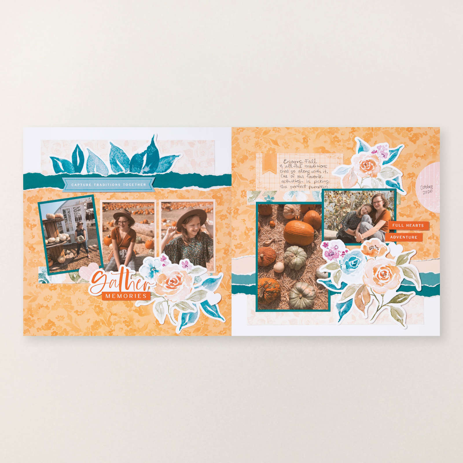 LOVELY FLORALS SCRAPBOOKING WORKSHOP KIT (ENGLISH)