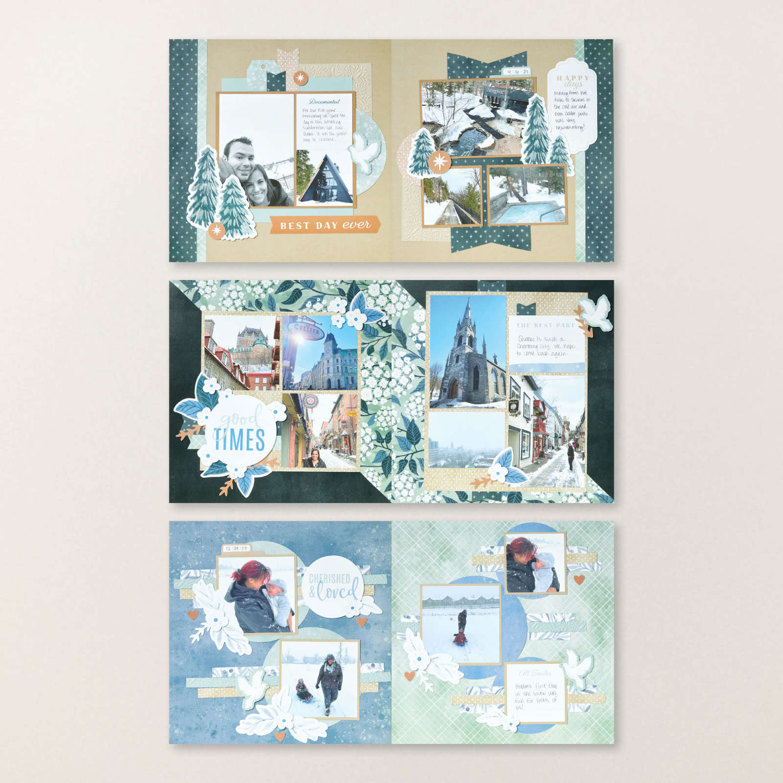PEACEFUL DAYS SCRAPBOOKING WORKSHOP KIT (ENGLISH)