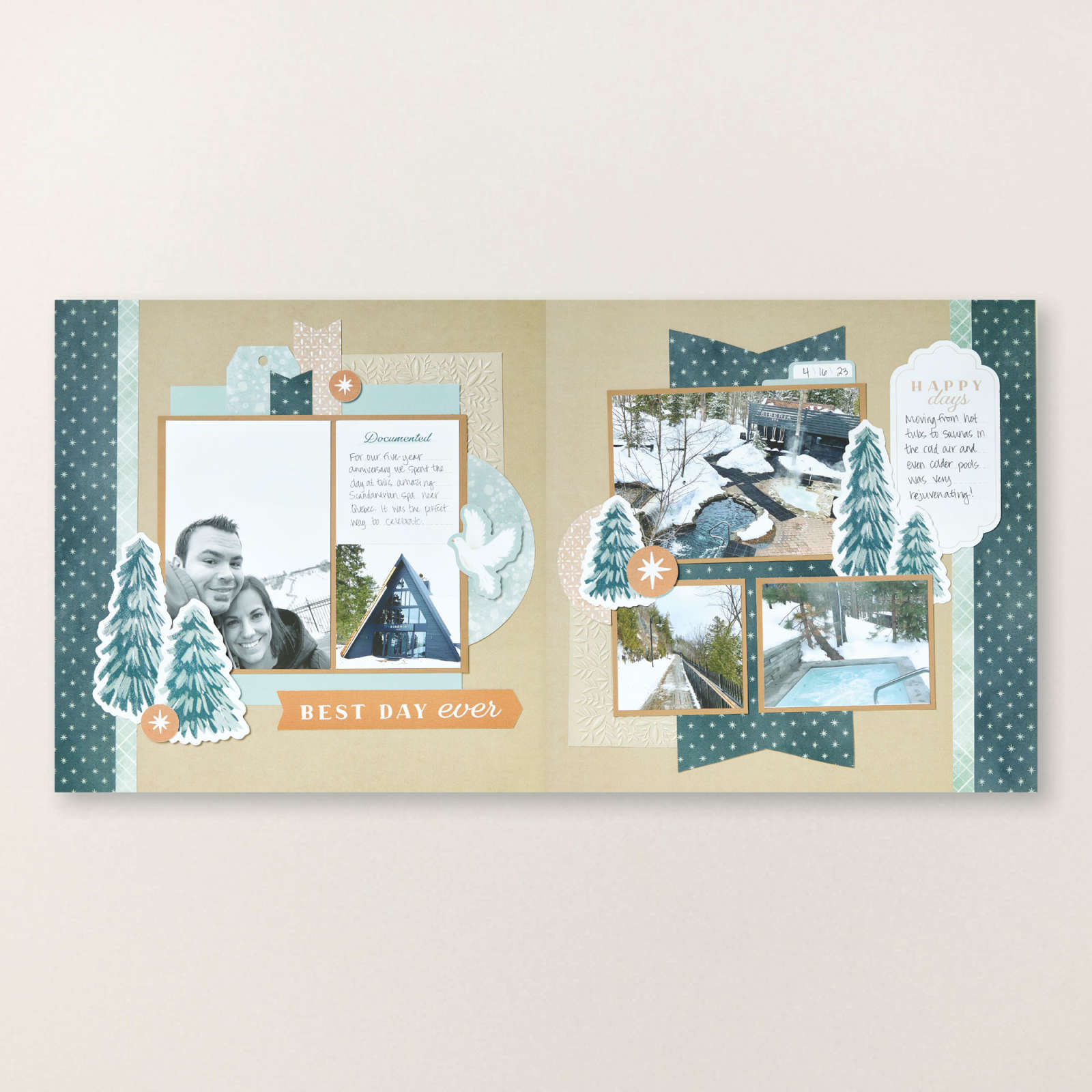 PEACEFUL DAYS SCRAPBOOKING WORKSHOP KIT (ENGLISH)