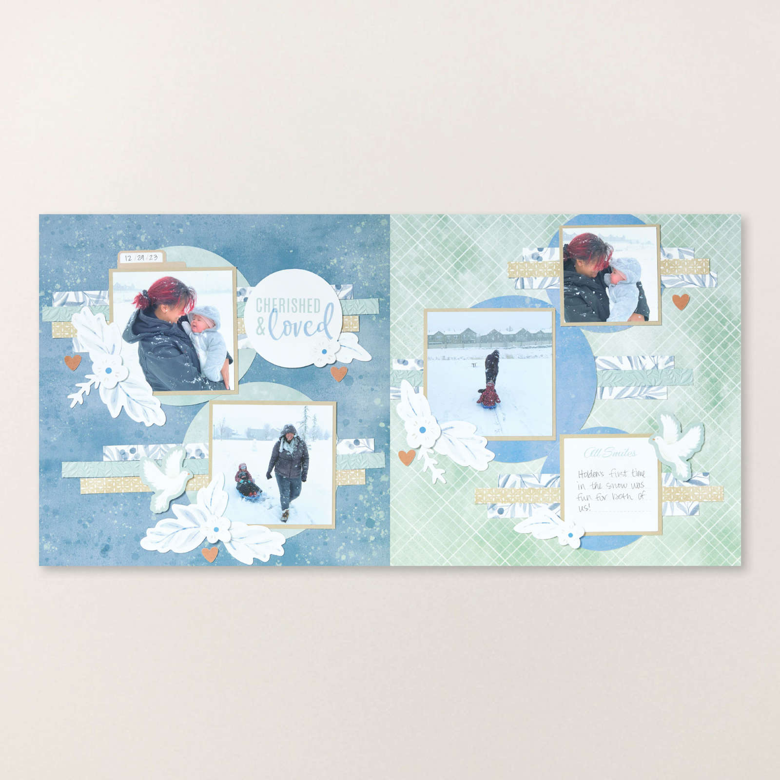 PEACEFUL DAYS SCRAPBOOKING WORKSHOP KIT (ENGLISH)