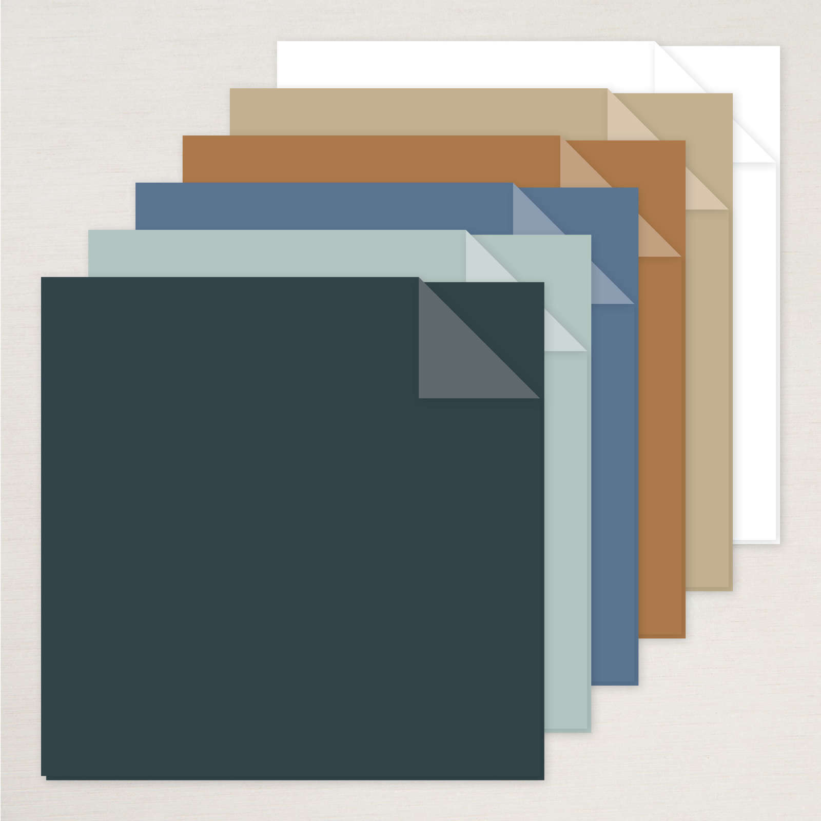 PEACEFUL DAYS 12" X 12" (30.5 X 30.5 CM) TWO-TONE CARDSTOCK