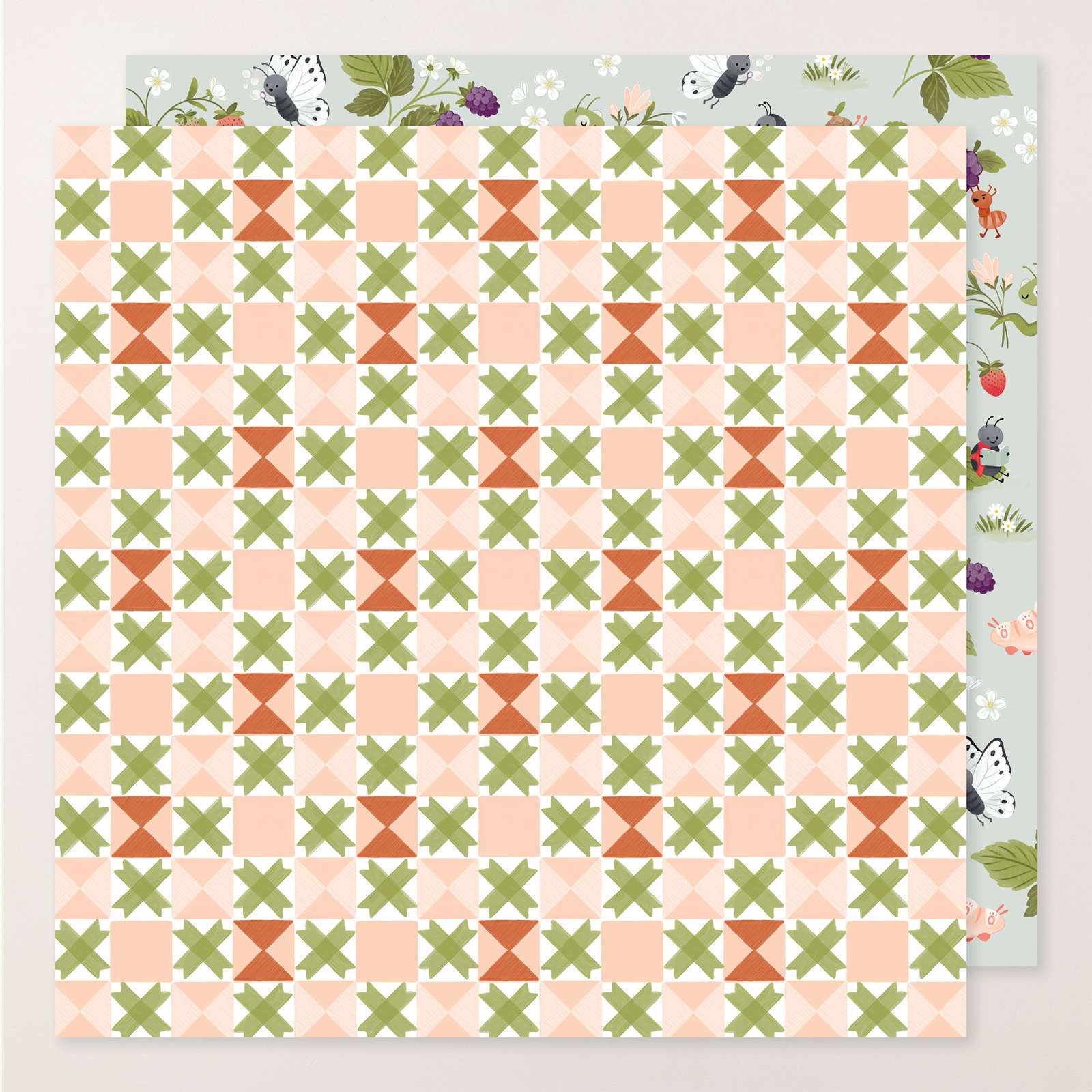 DESIGNERPAPIER 12" X 12" (30,5 X 30,5 CM) KÄFER & CO.