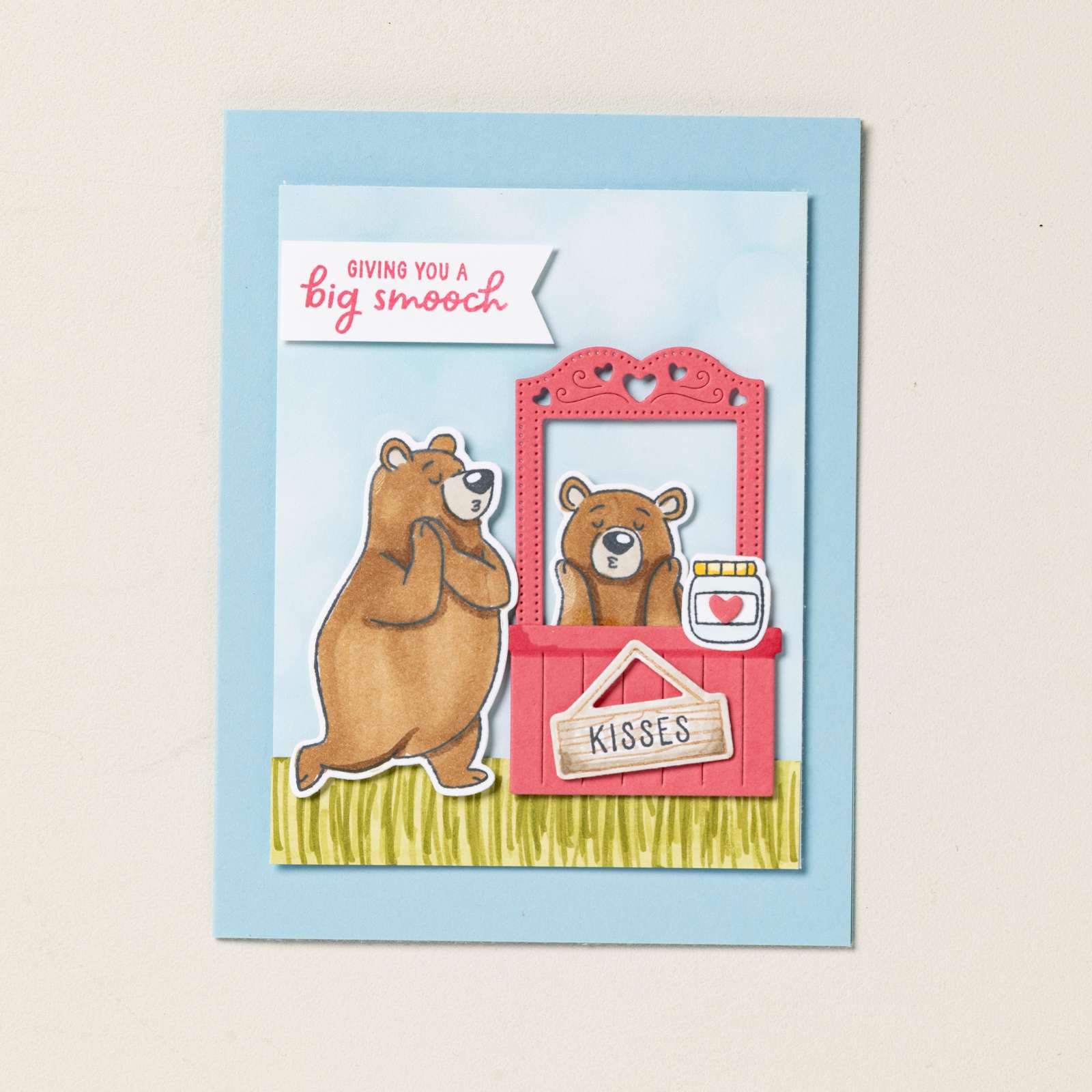 VALENTINE KISSES PHOTOPOLYMER STAMP SET (ENGLISH)