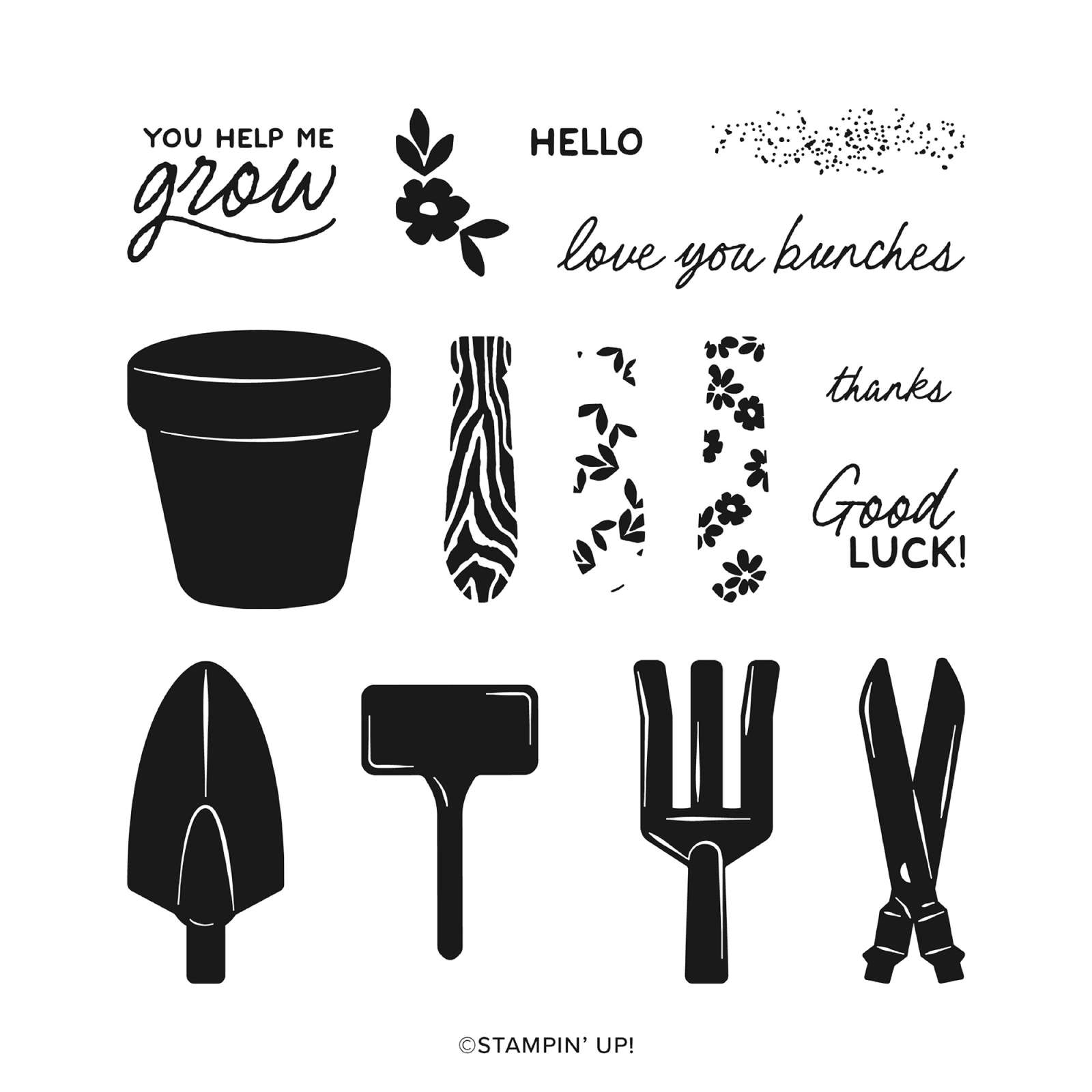 HELP ME GROW PHOTOPOLYMER STAMP SET (ENGLISH)