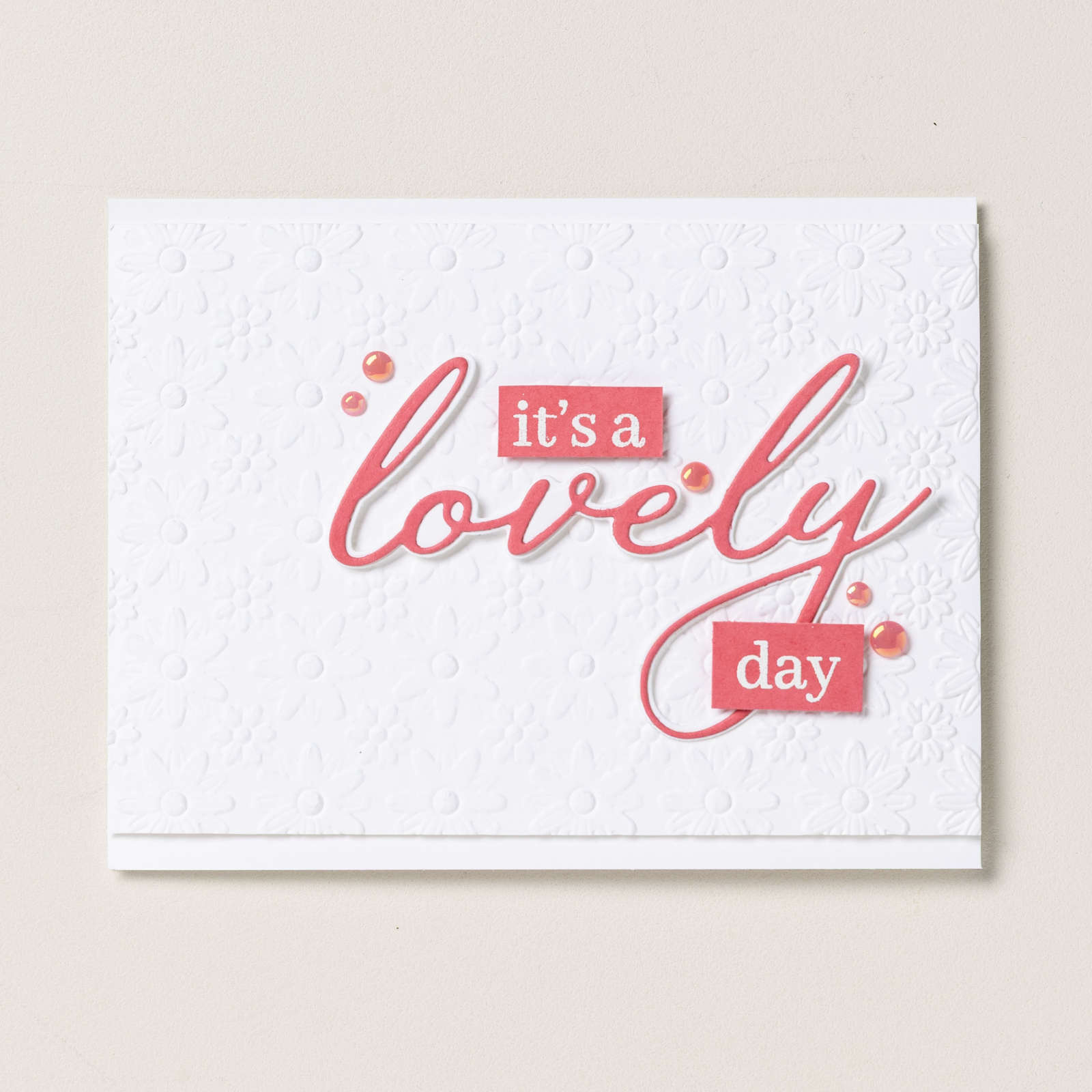 LAZY DAISY 3D EMBOSSING FOLDER