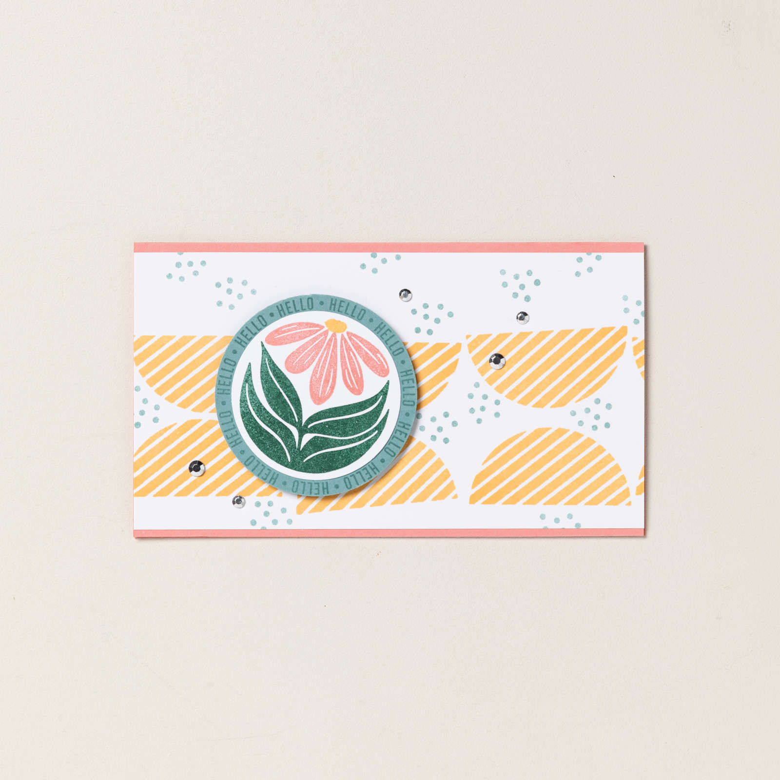 A ROUND OF HELLOS PHOTOPOLYMER STAMP SET (ENGLISH)