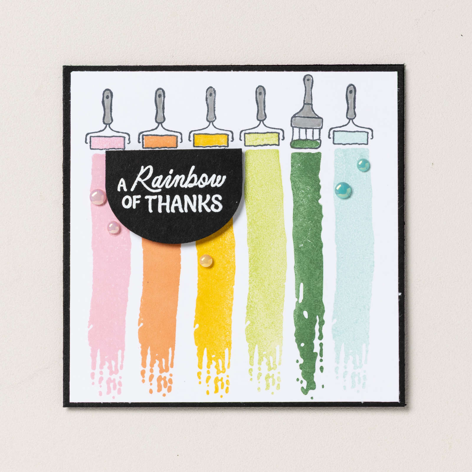A RAINBOW OF THANKS PHOTOPOLYMER STAMP SET