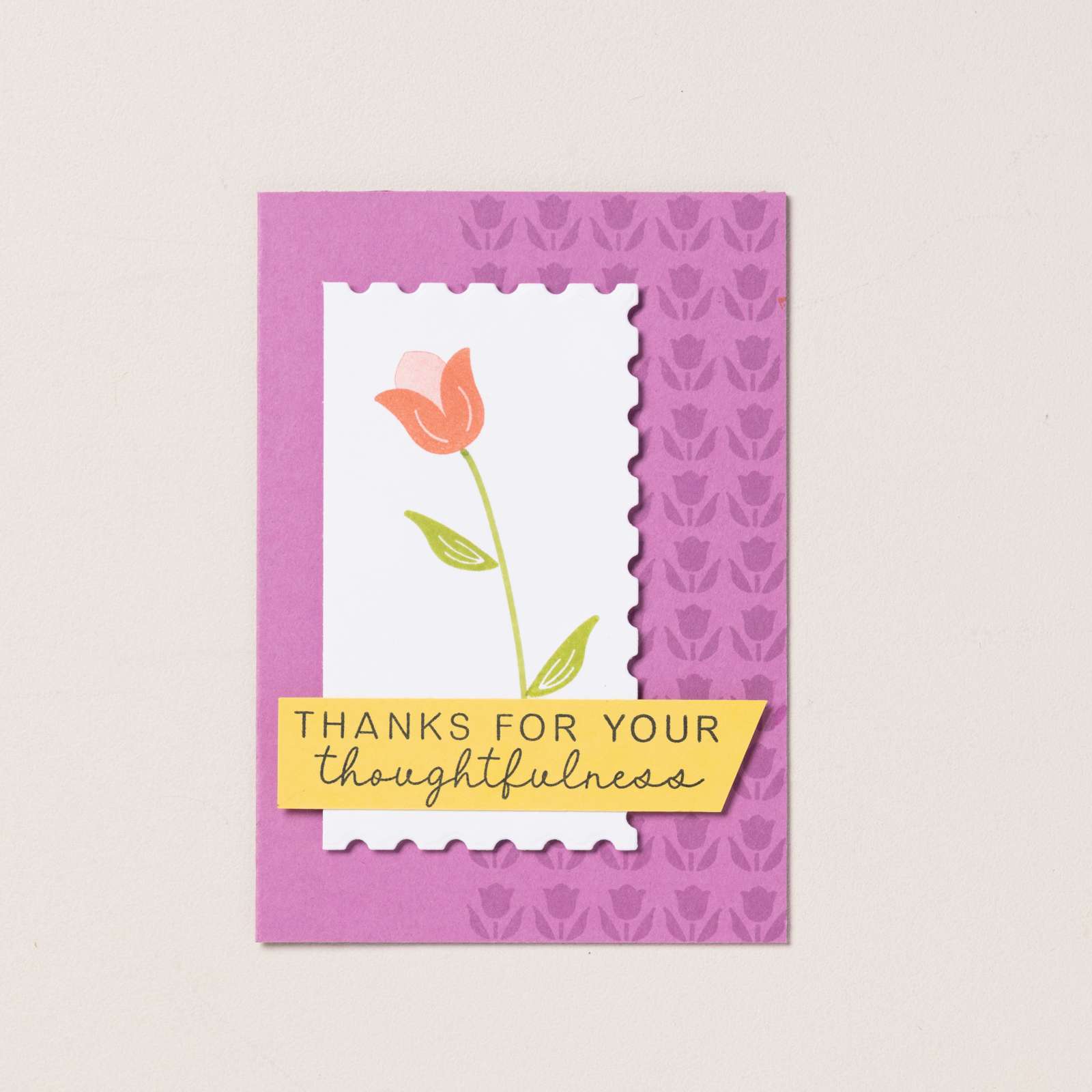 FOTOPOLYMEERSTEMPELSET ZONNIGE TULPEN (NEDERLANDS)