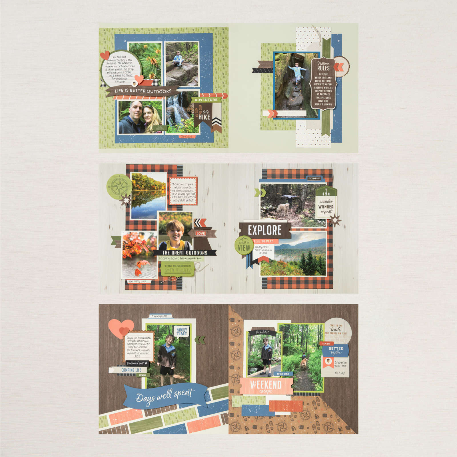 WEEKEND ADVENTURES SCRAPBOOKING WORKSHOP KIT (ENGLISH)