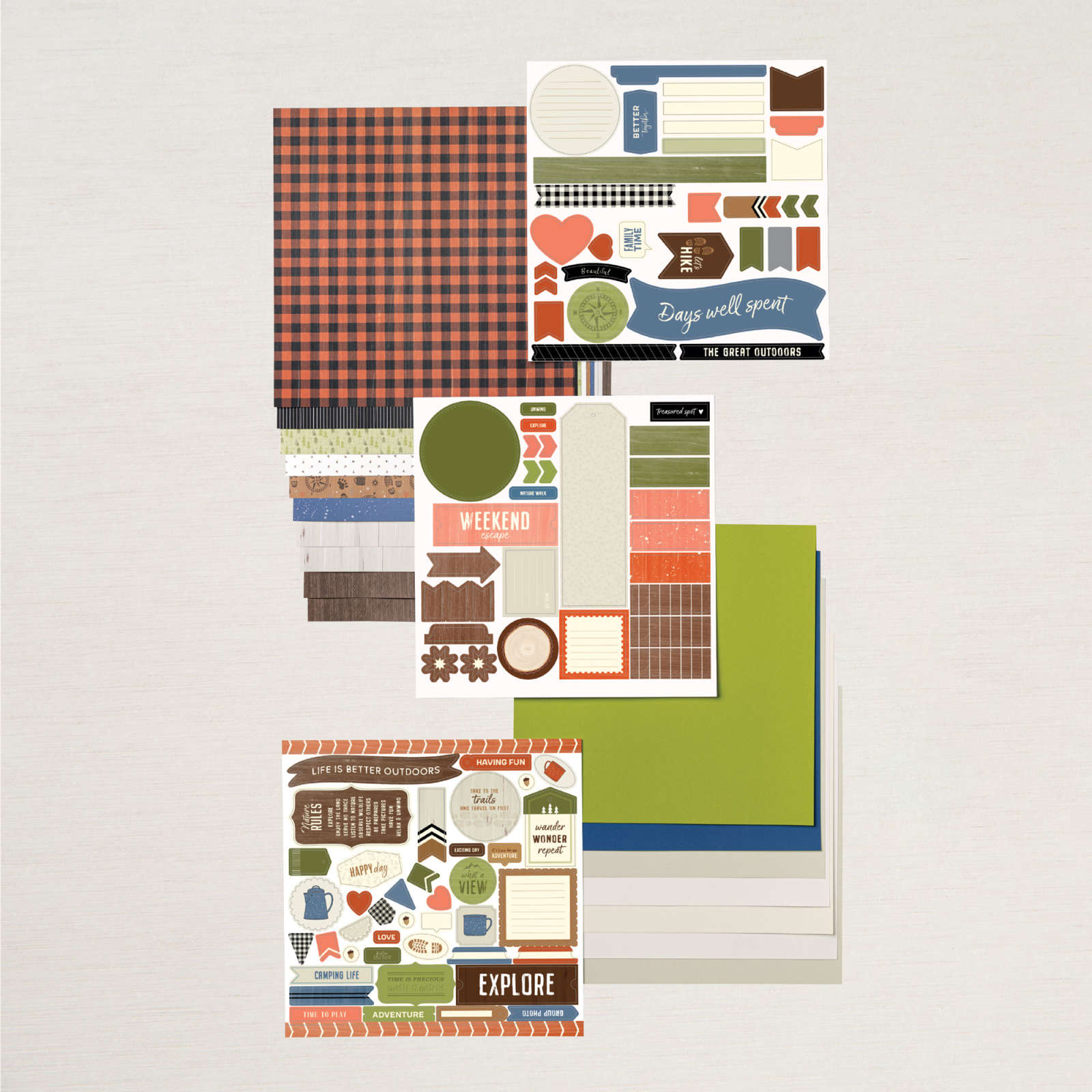 WEEKEND ADVENTURES SCRAPBOOKING WORKSHOP KIT (ENGLISH)