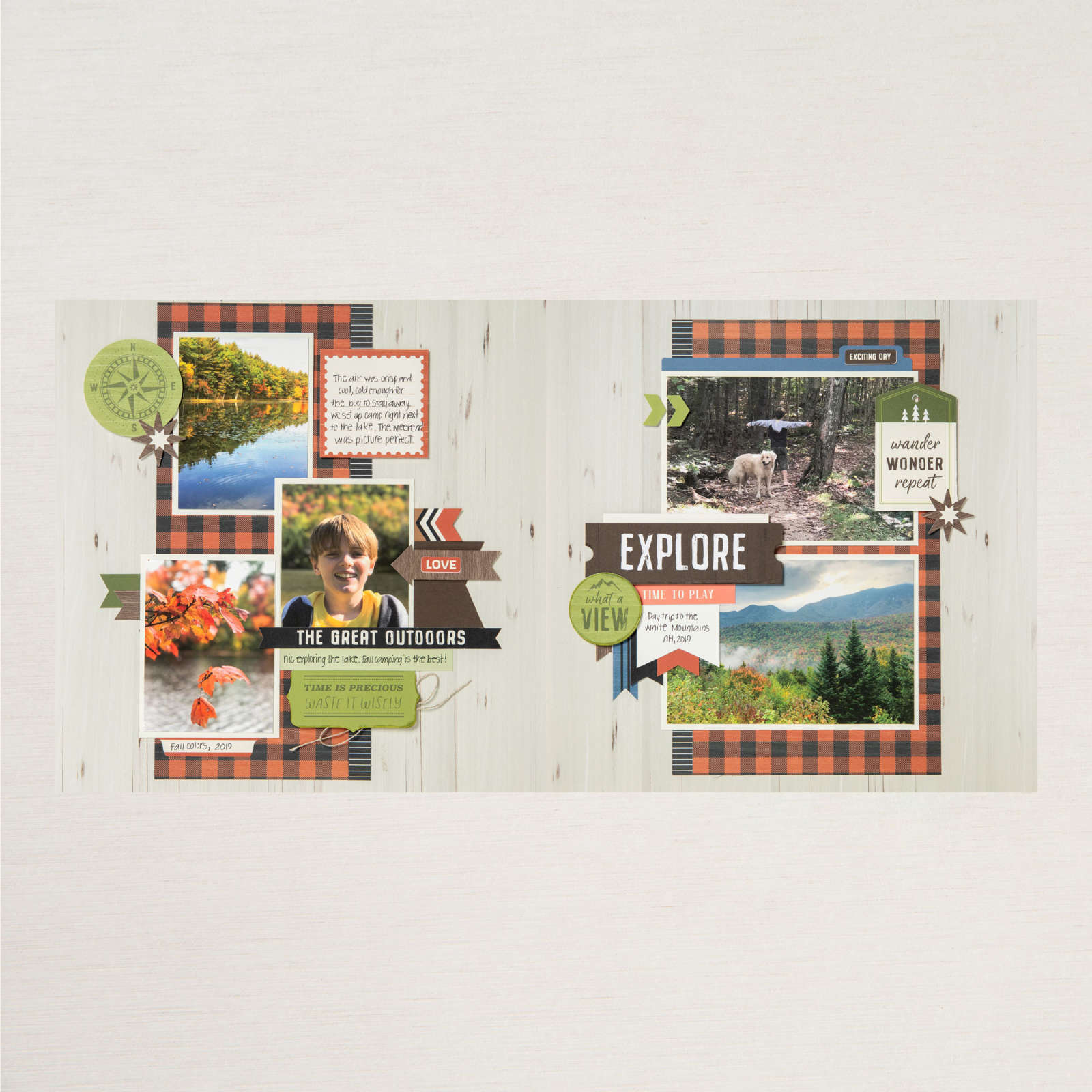 WEEKEND ADVENTURES SCRAPBOOKING WORKSHOP KIT (ENGLISH)