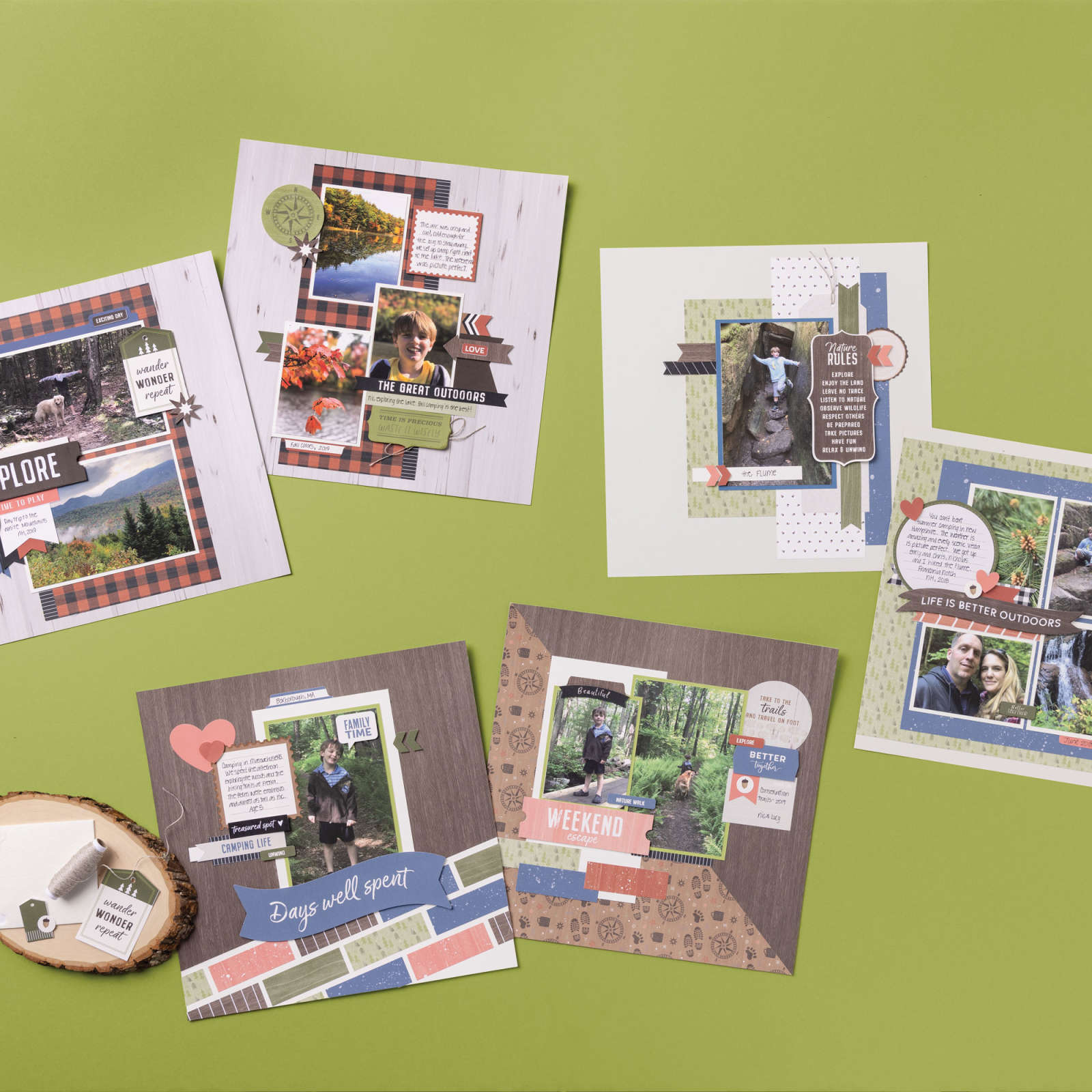 WEEKEND ADVENTURES SCRAPBOOKING WORKSHOP KIT (ENGLISH)