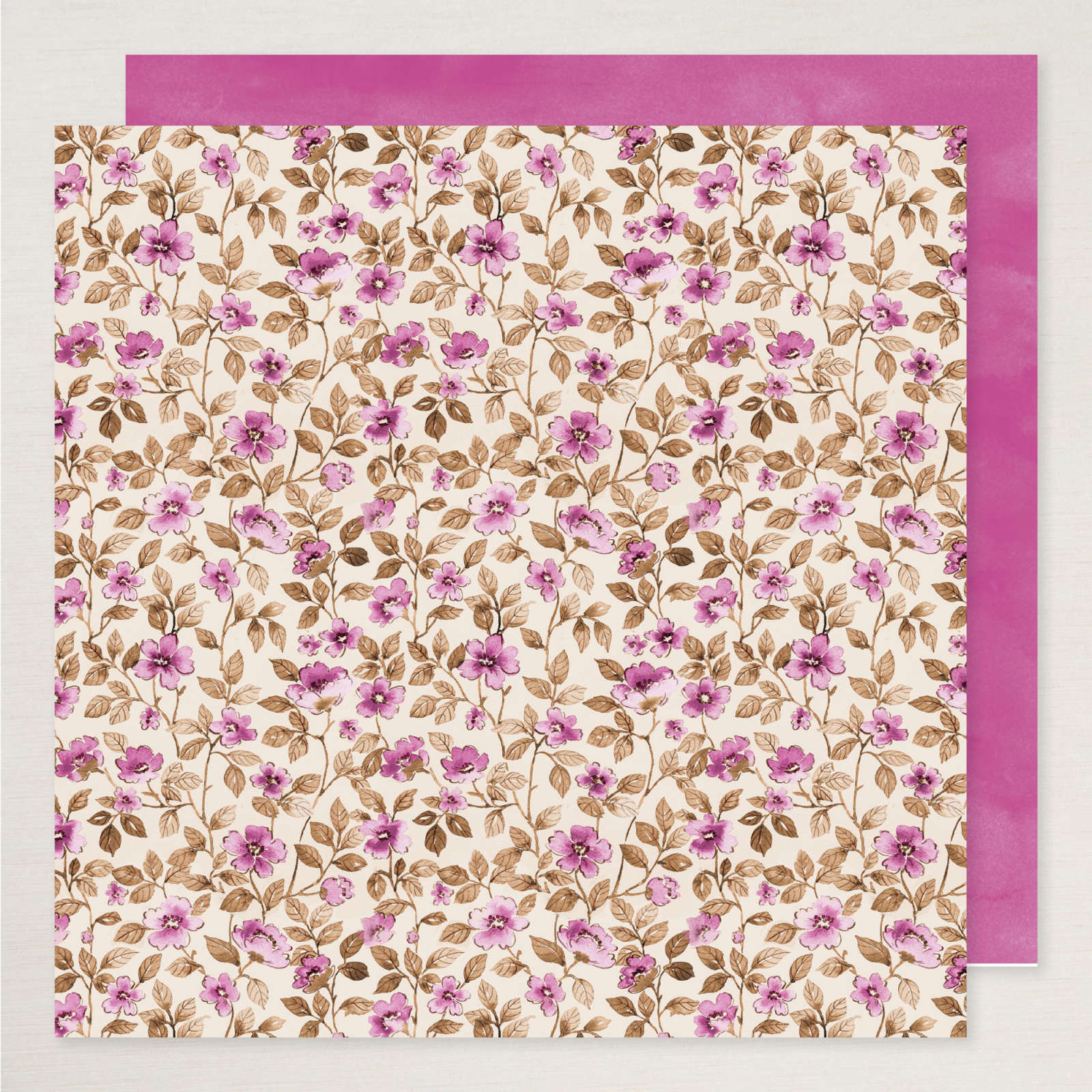 LOVELY FLORALS DESIGNER SERIES PAPER & STICKER SHEET (ENGLISH)