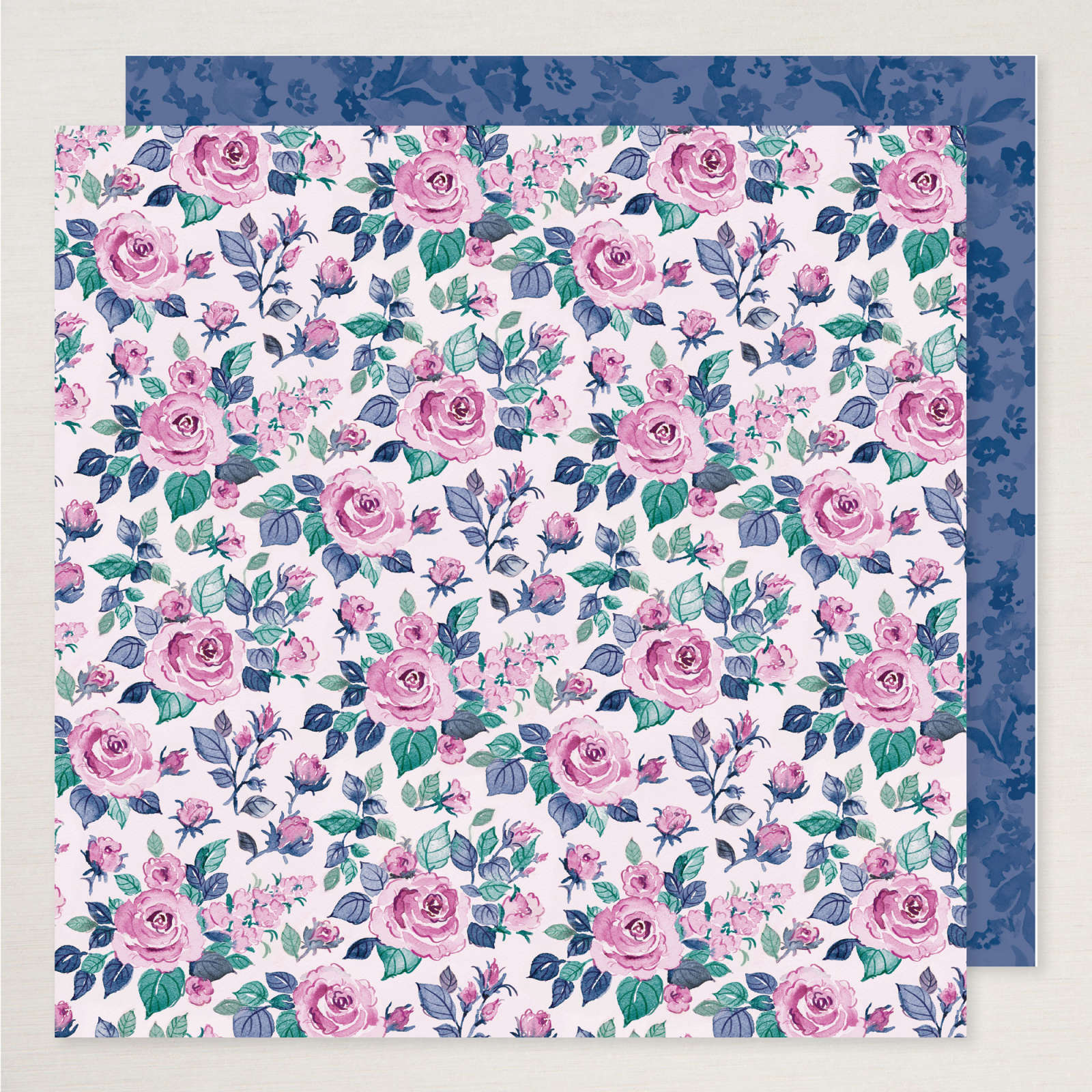 LOVELY FLORALS DESIGNER SERIES PAPER & STICKER SHEET (ENGLISH)