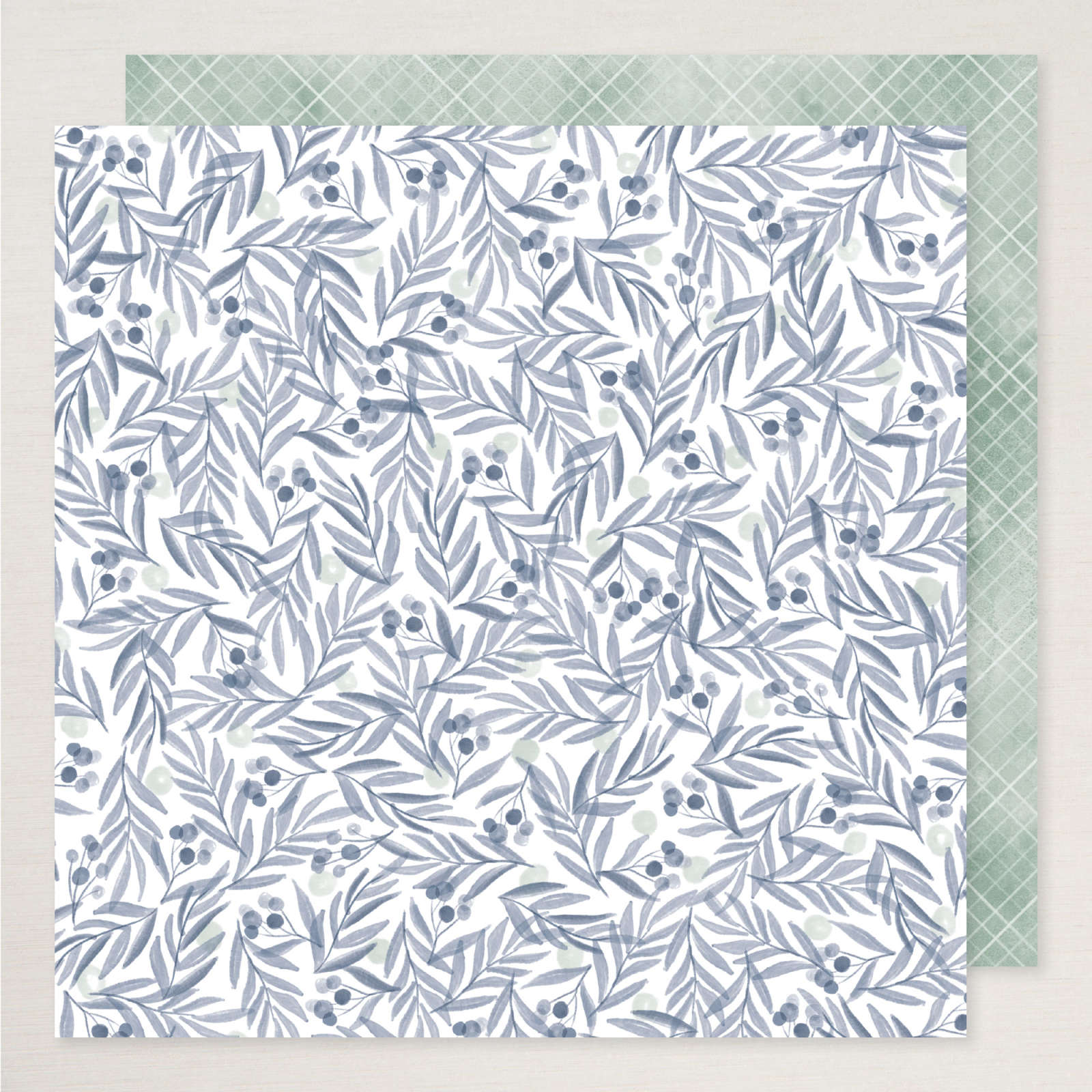 PEACEFUL GARDEN DESIGNER SERIES PAPER & STICKER SHEET (ENGLISH)