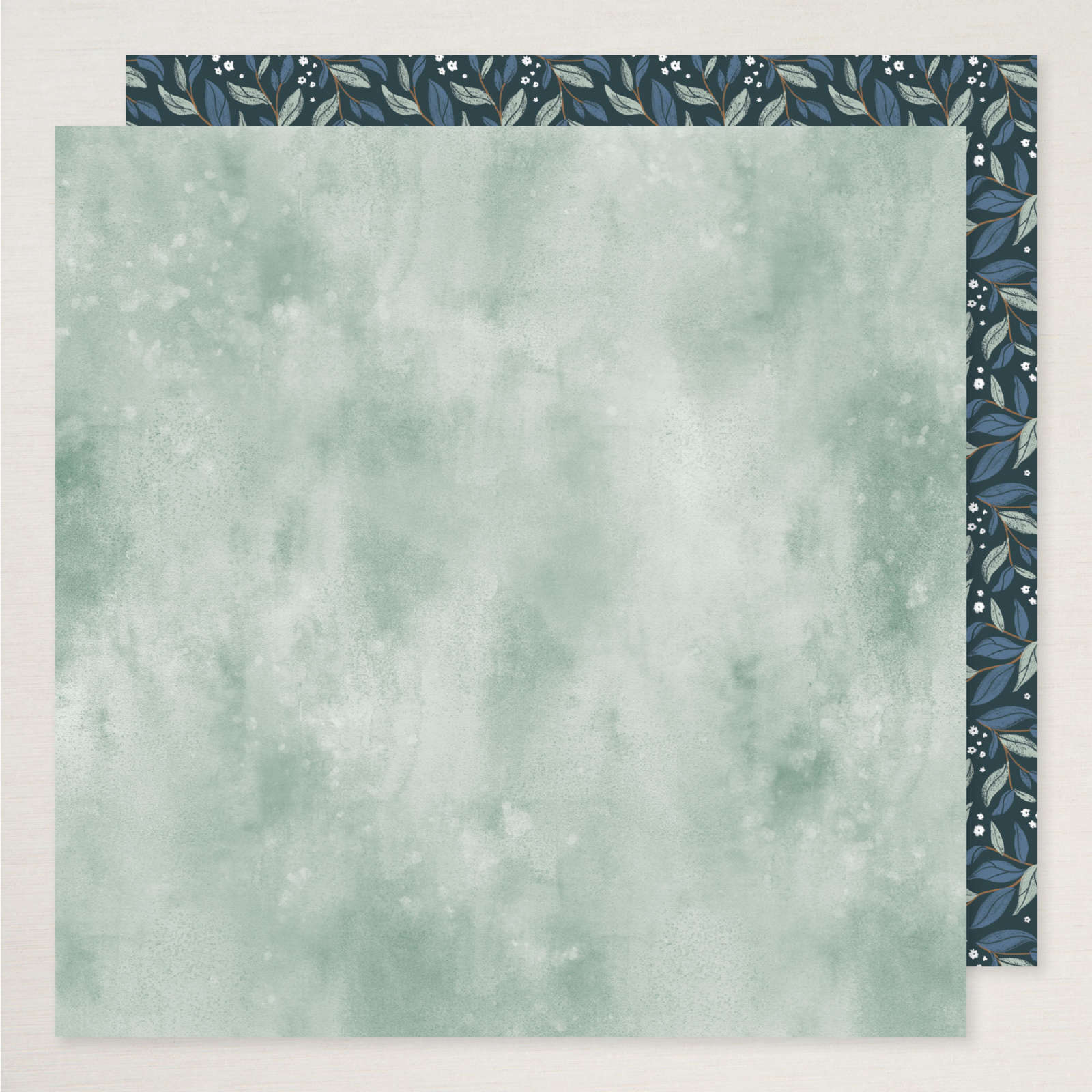 PEACEFUL GARDEN DESIGNER SERIES PAPER & STICKER SHEET (ENGLISH)