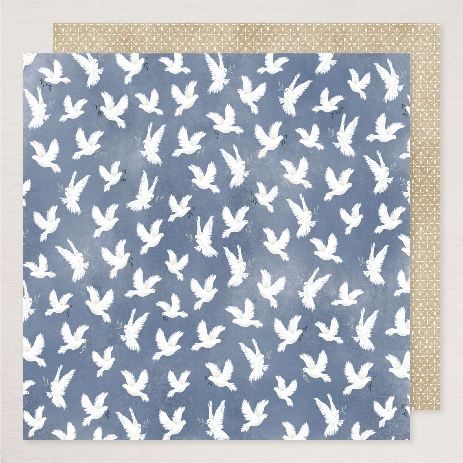 PEACEFUL GARDEN DESIGNER SERIES PAPER & STICKER SHEET (ENGLISH)