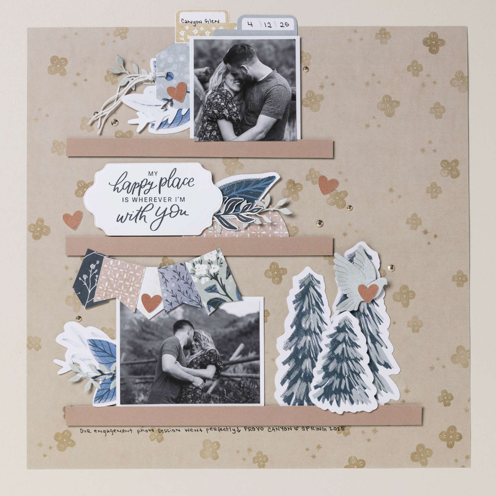 STEMPELSET KLARSICHT FRIEDVOLLE TAGE (DEUTSCH)