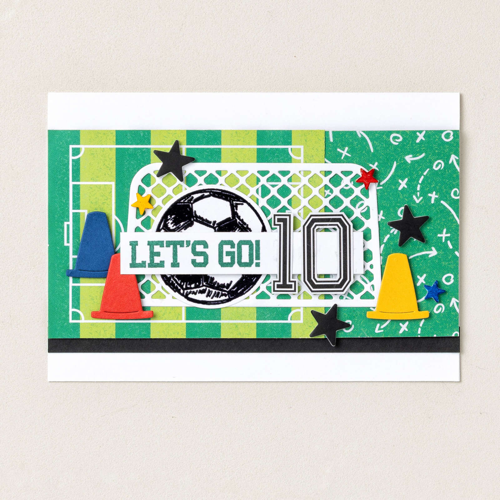 MATCH DAY PHOTOPOLYMER STAMP SET (ENGLISH)