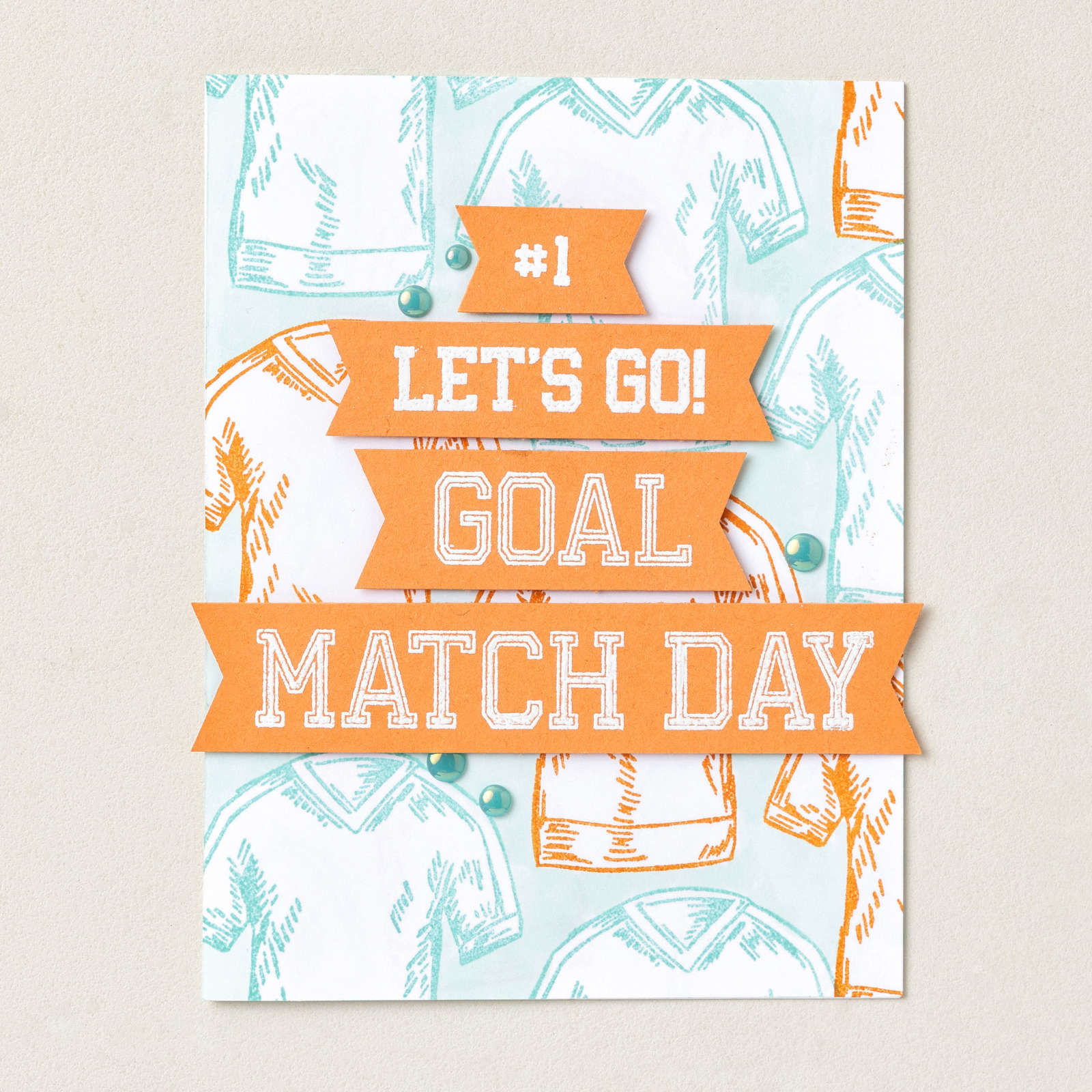 MATCH DAY PHOTOPOLYMER STAMP SET (ENGLISH)