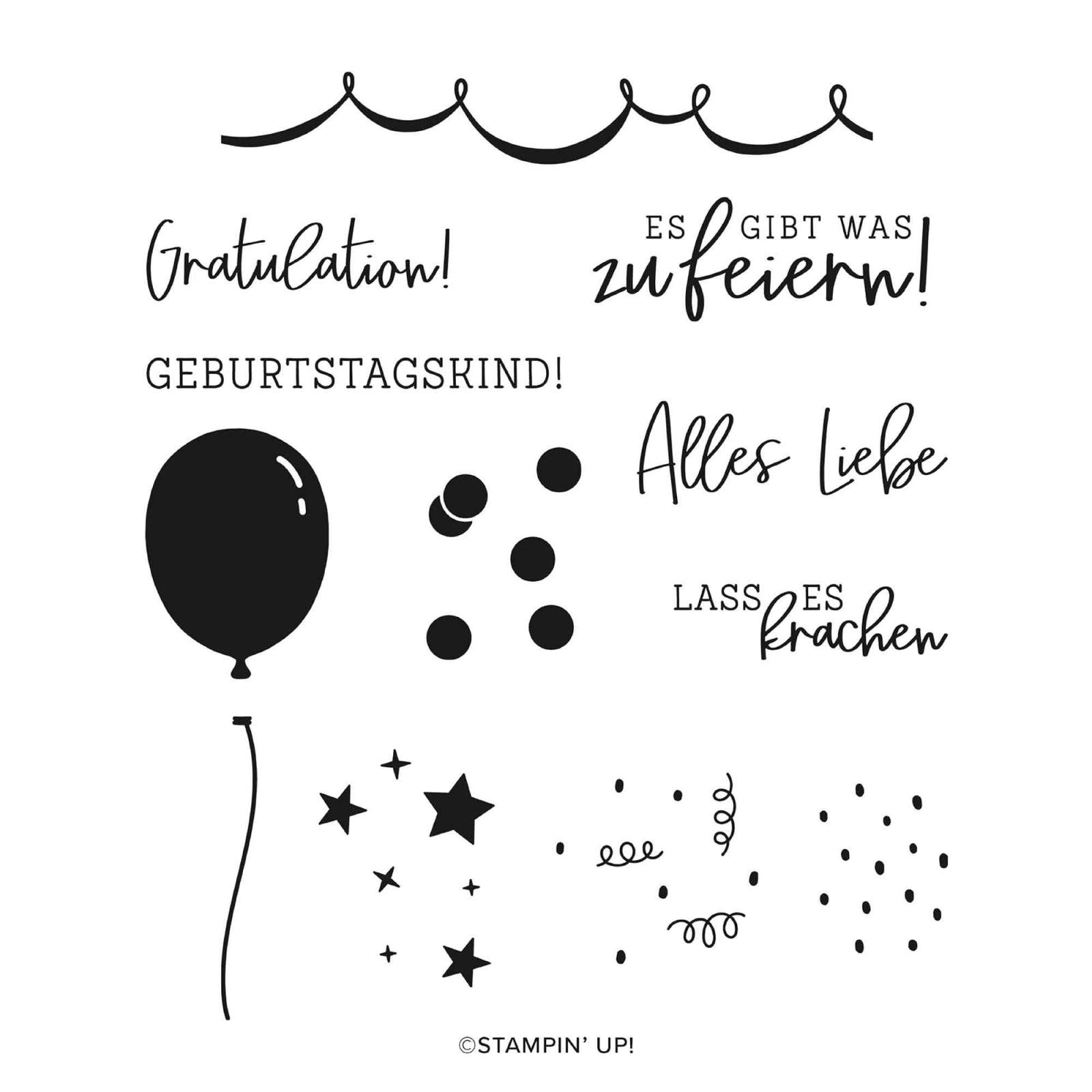 PRODUKTPAKET FEIERLICHE BALLONS (DEUTSCH)