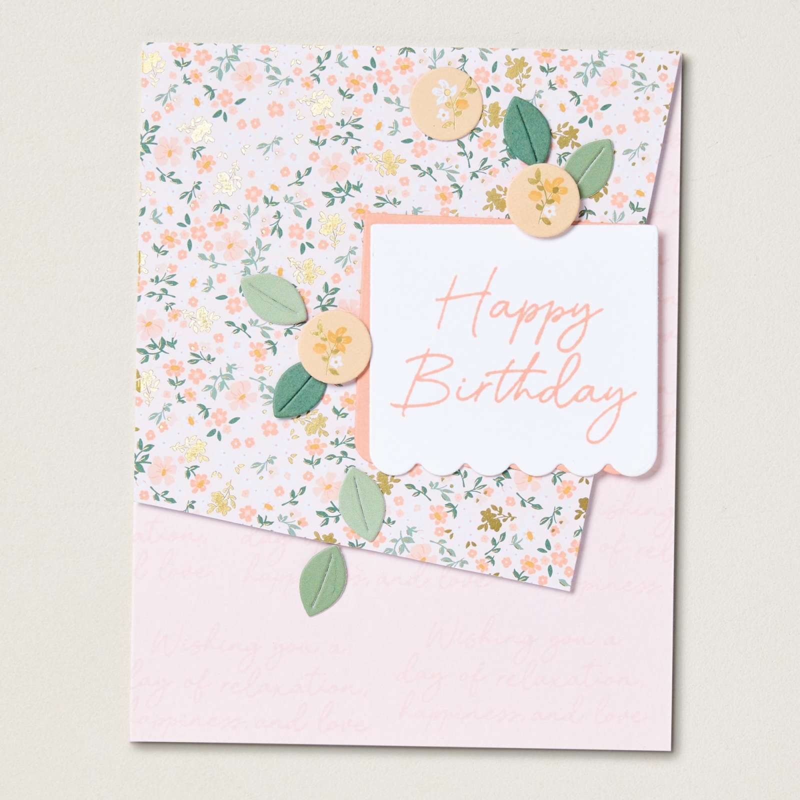 SCALLOPED BLOOMS PHOTOPOLYMER STAMP SET (ENGLISH)