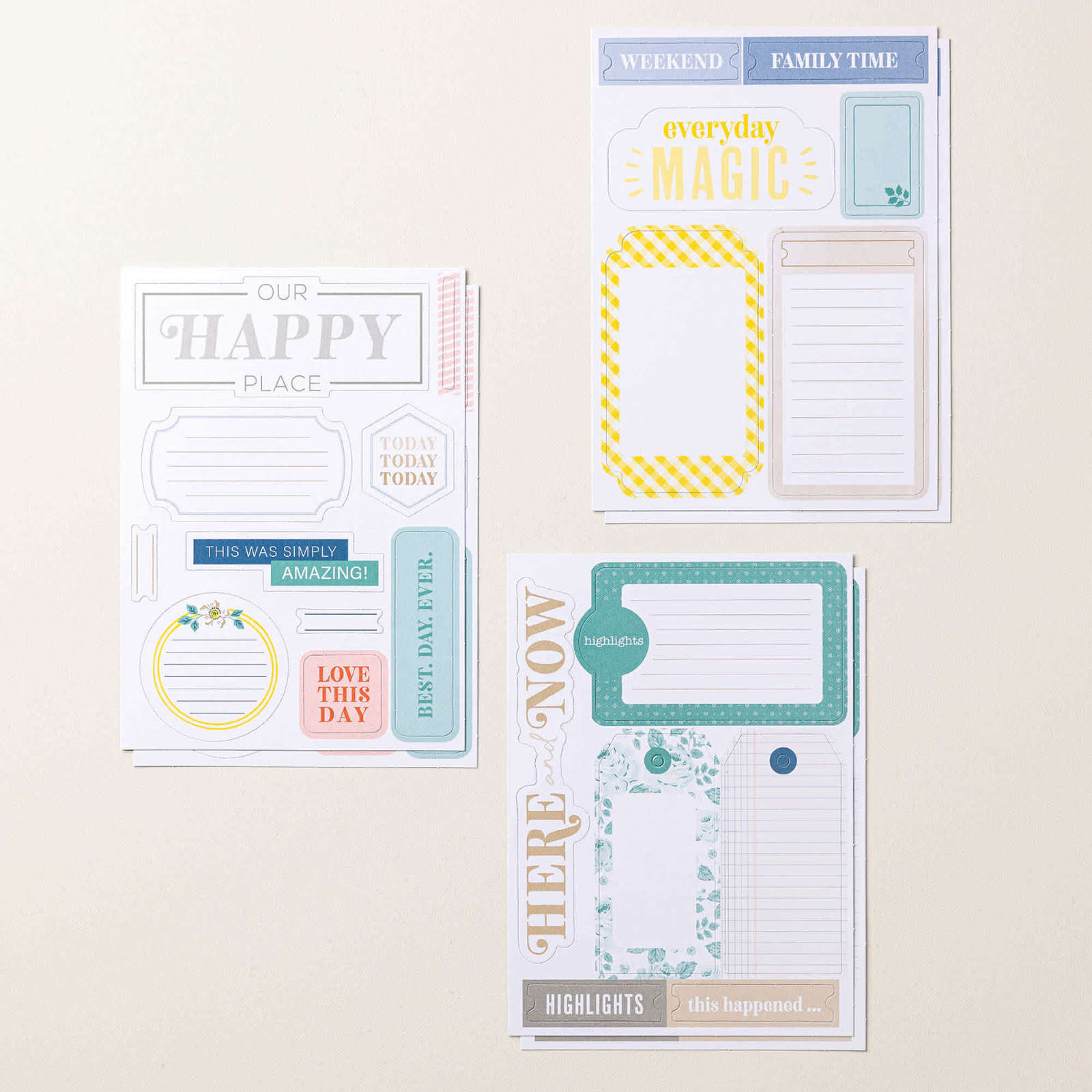 HERE & NOW MIX & MATCH EPHEMERA PACK (ENGLISH)
