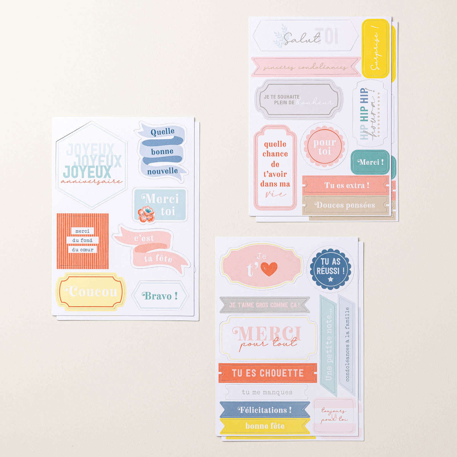 BIEN SINCÈREMENT MIX & MATCH EPHEMERA PACK (ENGLISH)