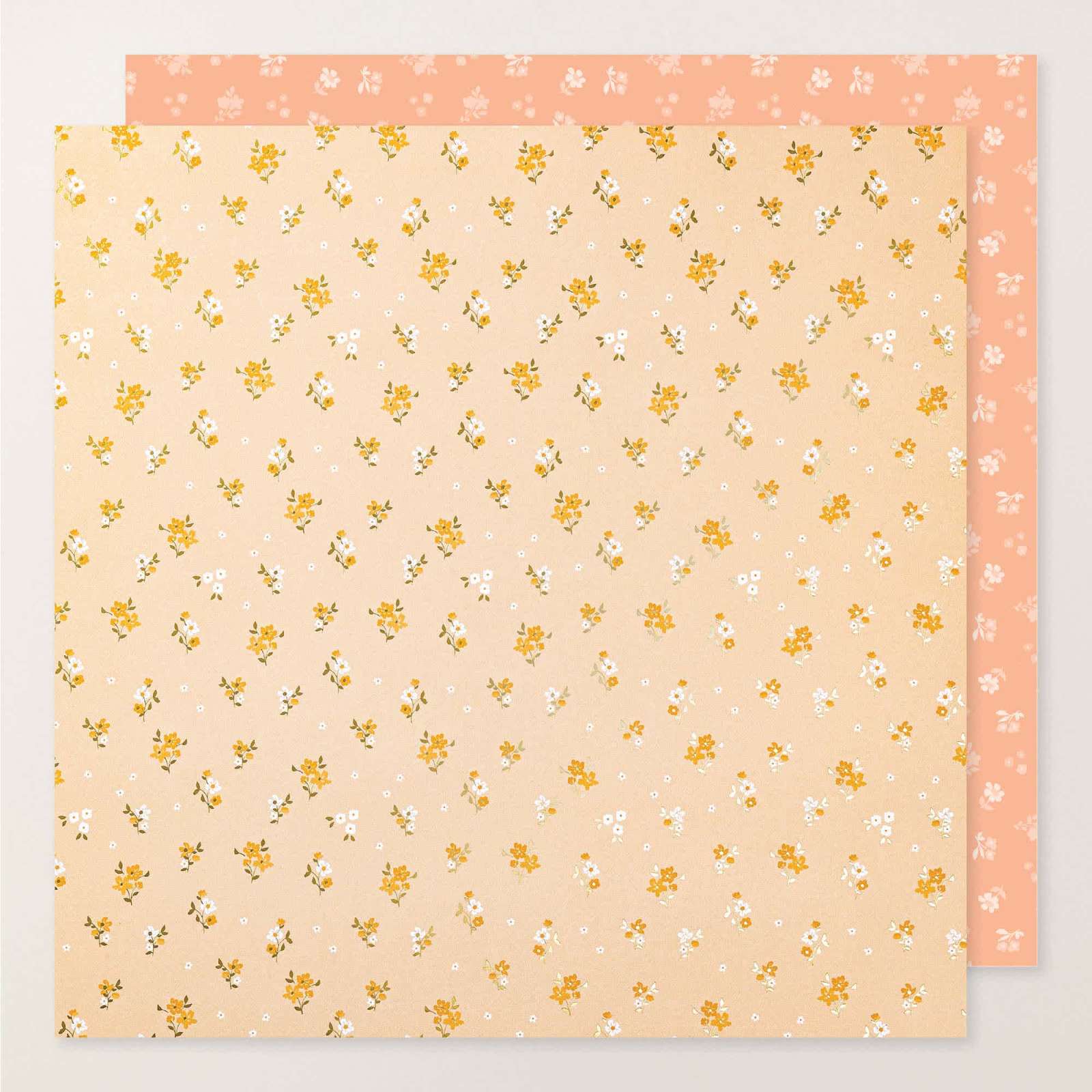 PAPIER DE LA SÉRIE DESIGN SPÉCIALITÉ ÉCHOPPE DE FLEURS ET FEUILLE D’AUTOCOLLANTS (ANGLAIS)
