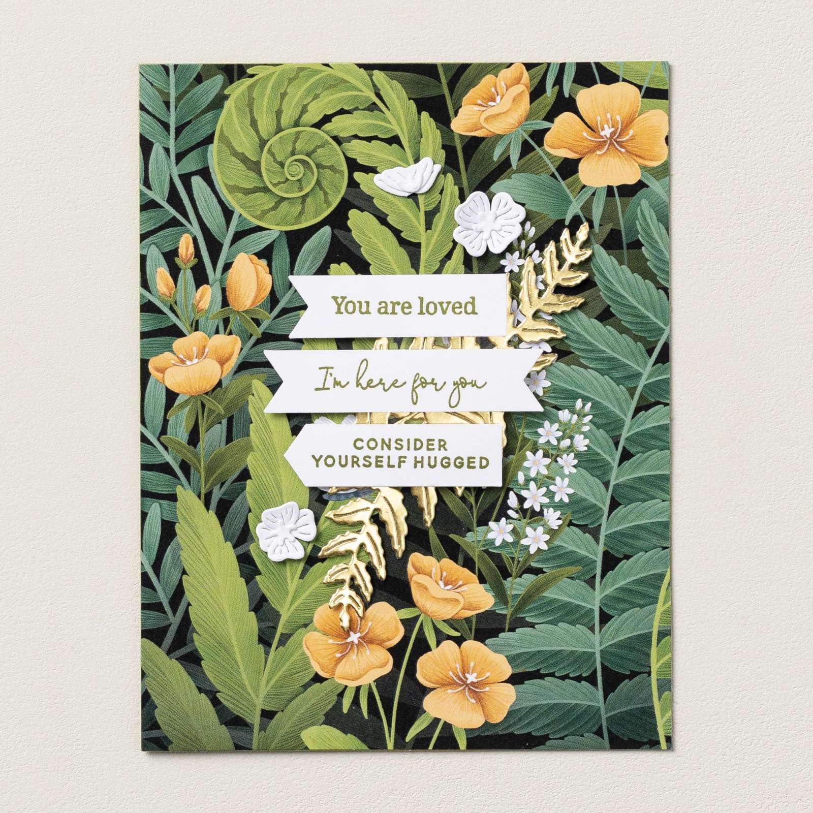 MOONLIT FLORA 12" X 12" (30.5 X 30.5 CM) DESIGNER SERIES PAPER